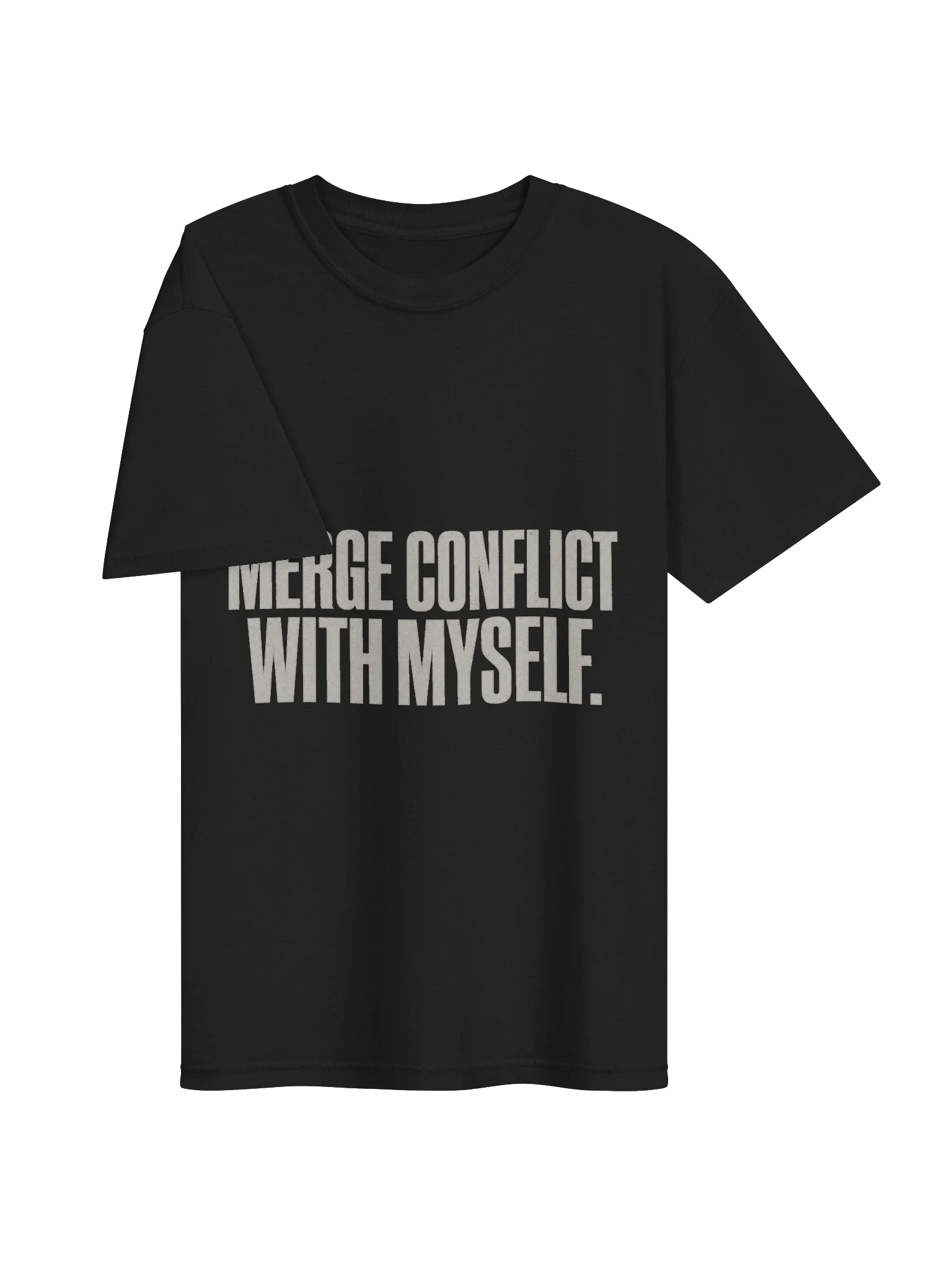 Merge Conflict With Myself Tee — view 3