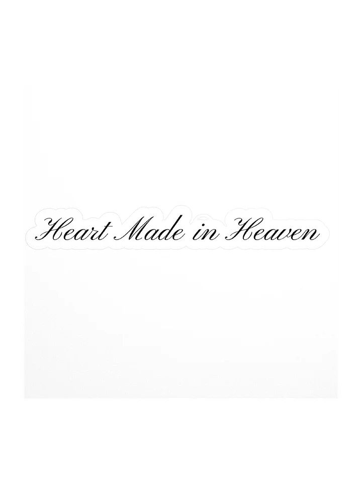 Heart Made in Heaven Sticker product image (1)