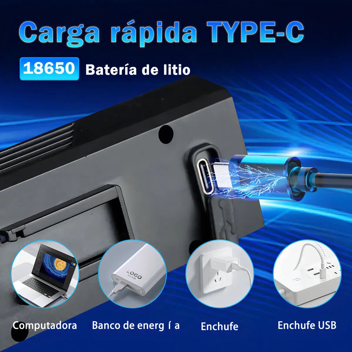 Luces Solares Led Accesorio Para Bicicletas Baterias Recargables product image (6)