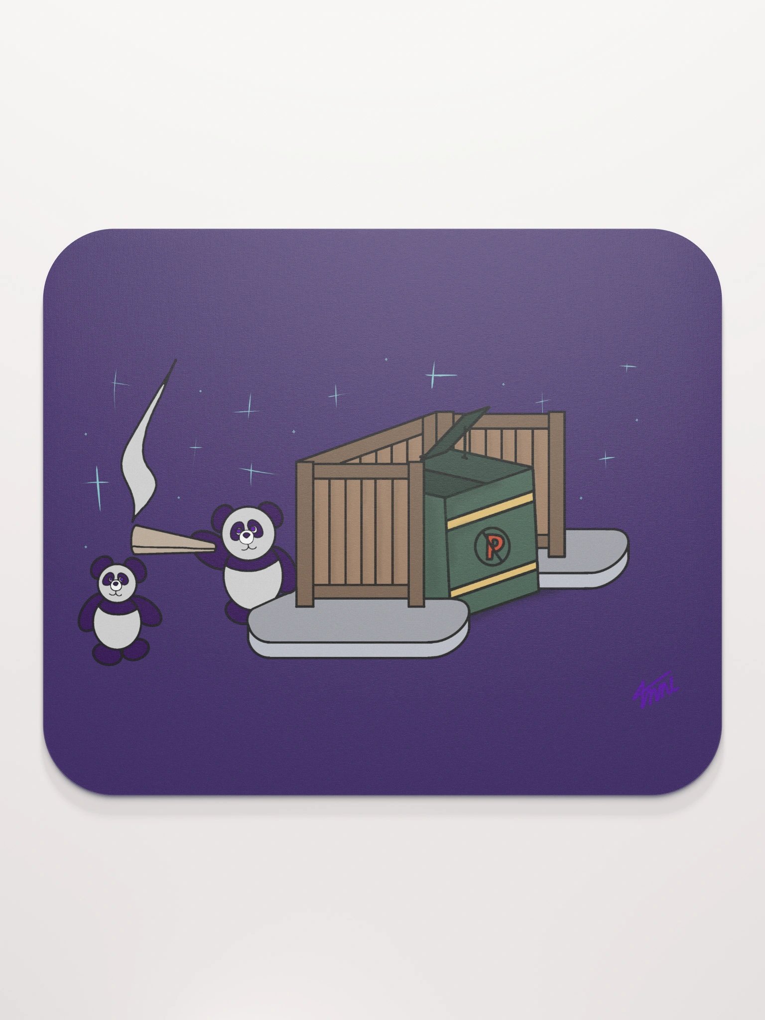Trash Pandas Mouse Pad product image (2)