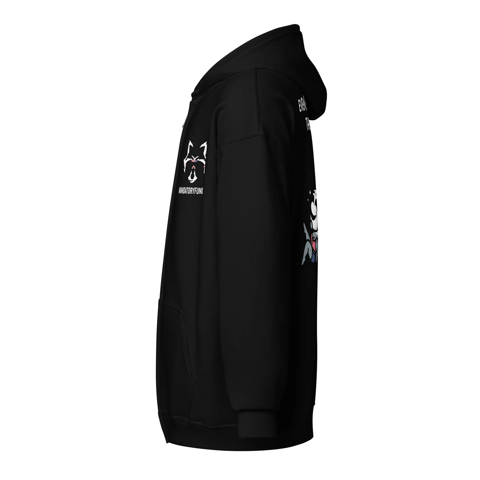Baddies Get Saddies Zipper Hoodie product image (3)