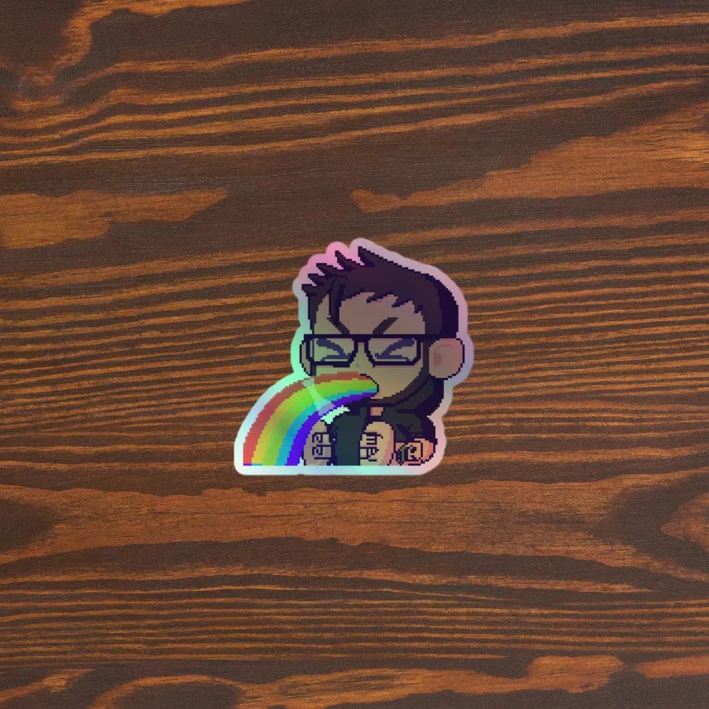 Rainbow Puke Sticker product image (5)