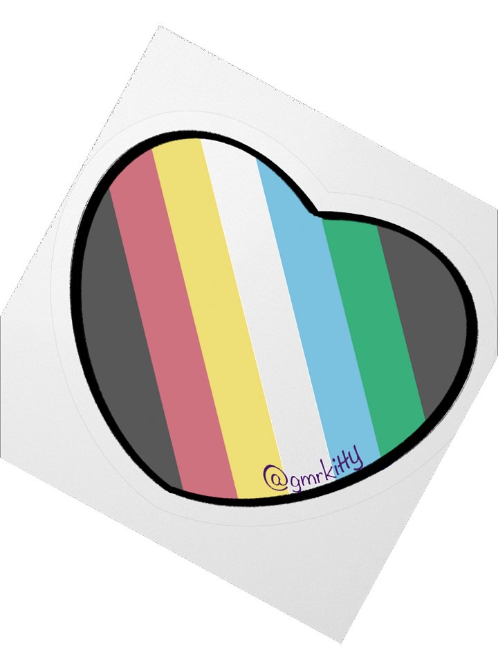 Disability Pride Heart Sticker product image (4)