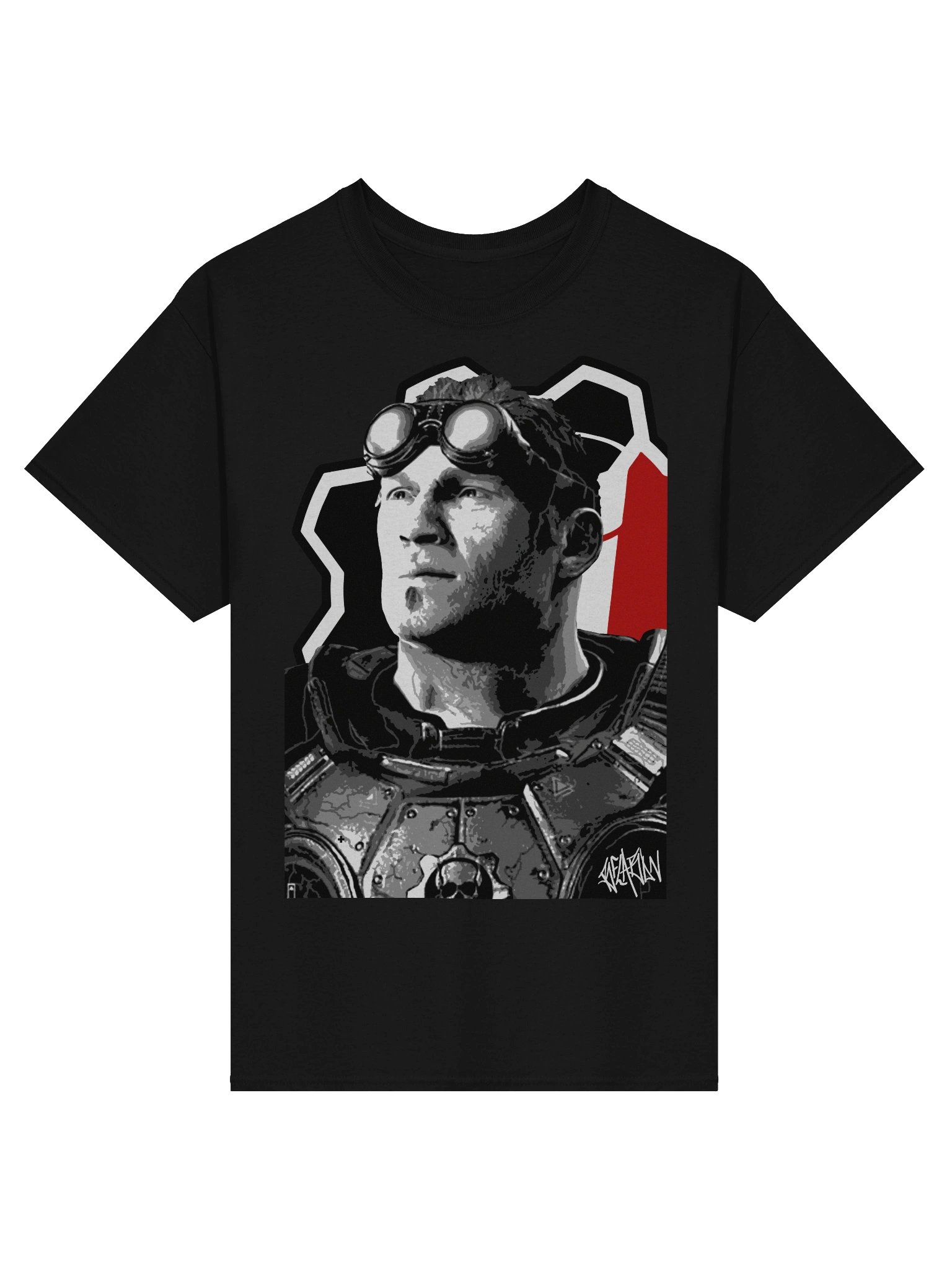 Baird painting tee (BLACK) product image (1)