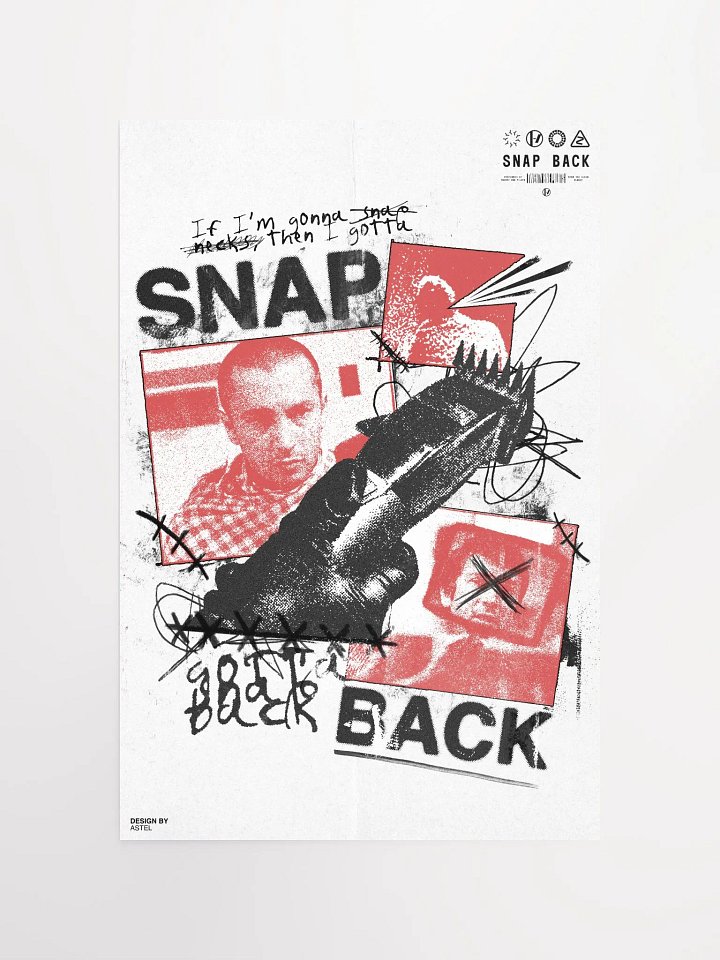 Twenty One Pilots - Snap Back Poster (RED VERSION) product image (1)