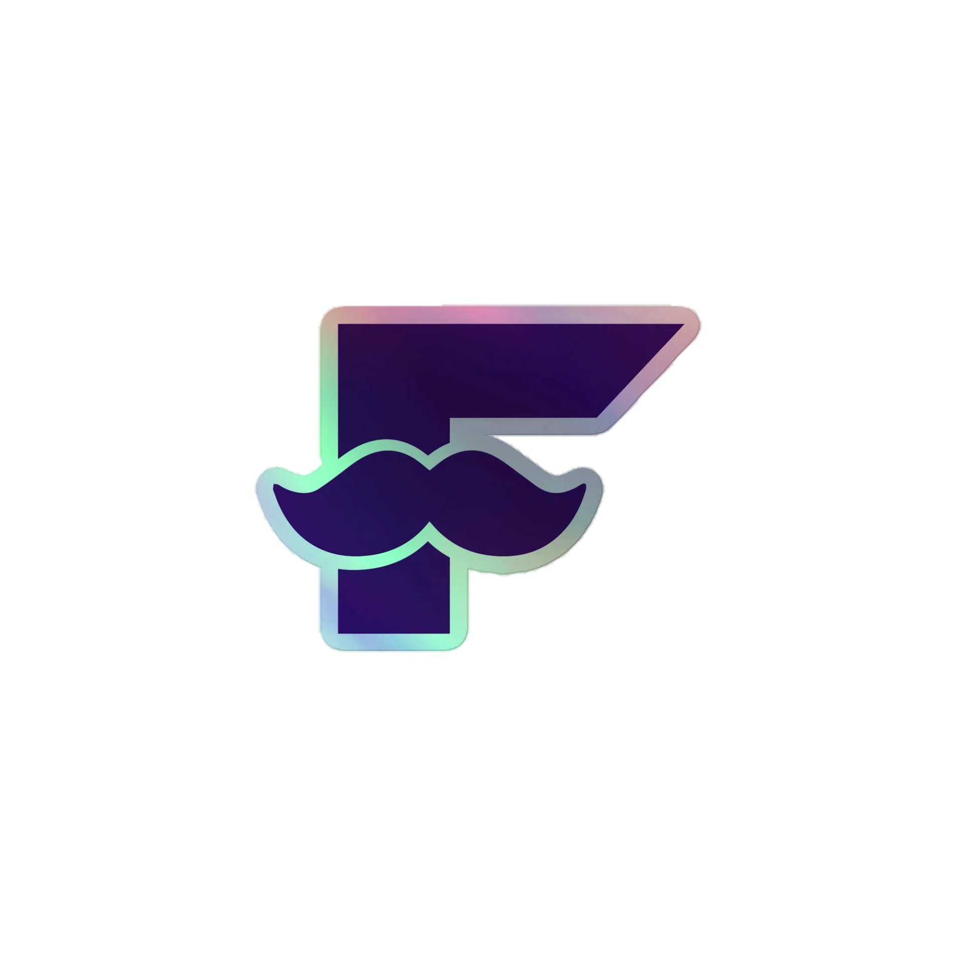 Futcher F Holographic Sticker product image (1)