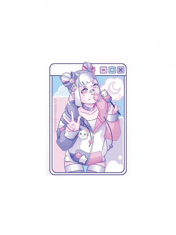 CandiCat Harajuku Girl 2025 Print product image (1)