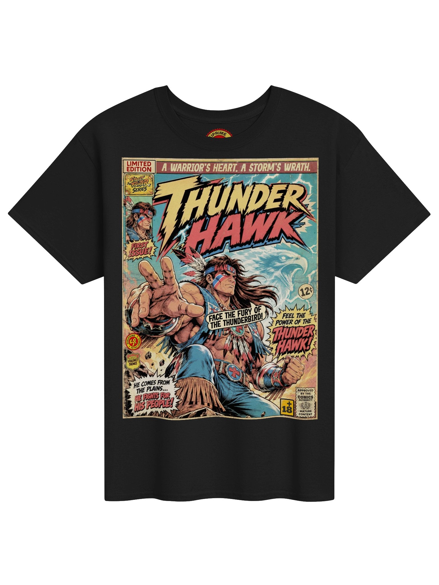 Thunder Hawk Comic Art Gaming T-Shirt product image (1)