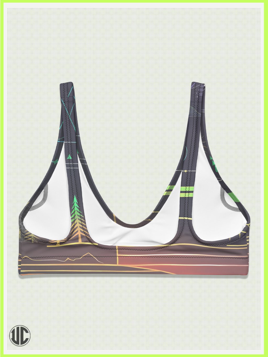UnkoCon – Neon Horizon Bikini Top product image (2)