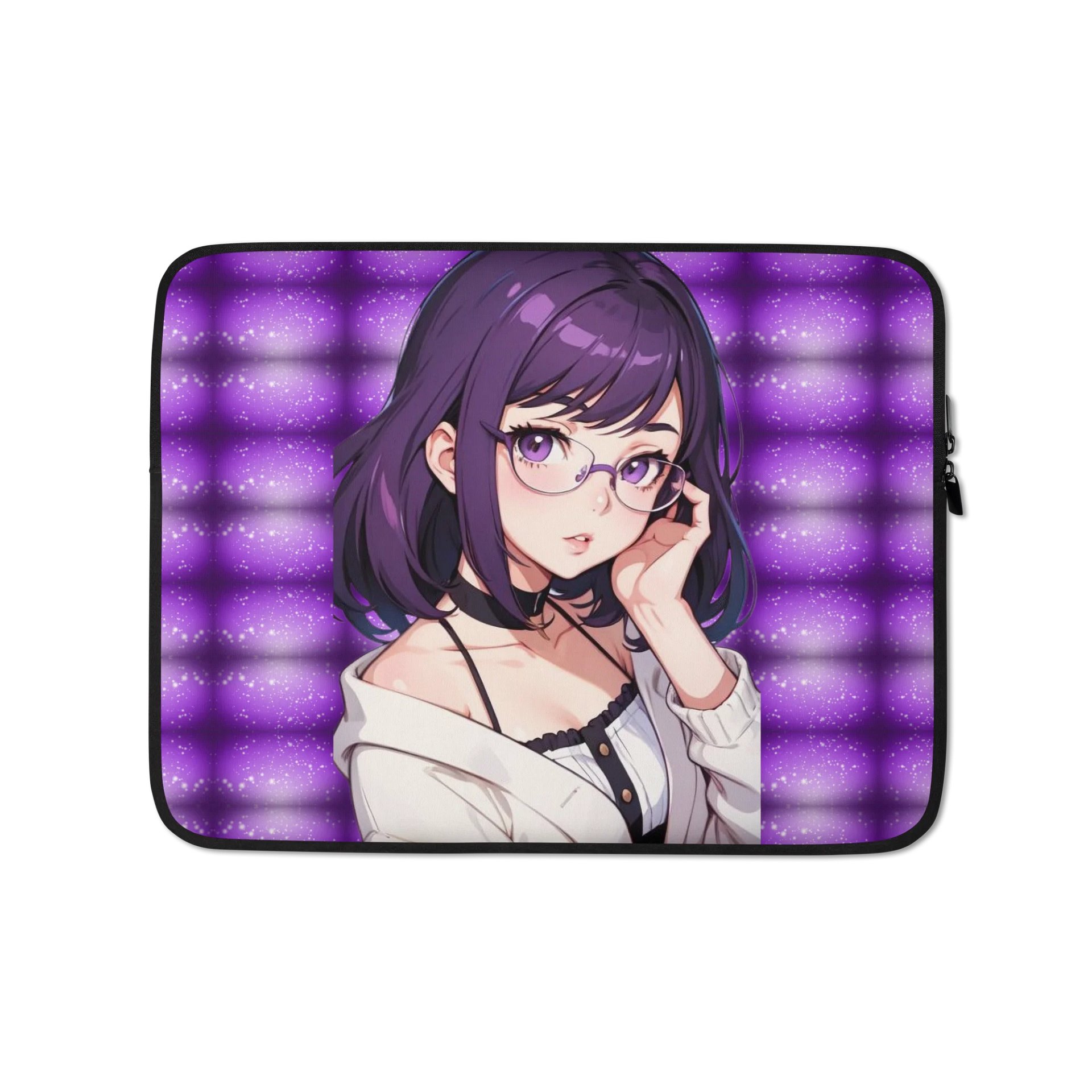 (PURPLE WAIFU) K Laptop Sleeve product image (1)