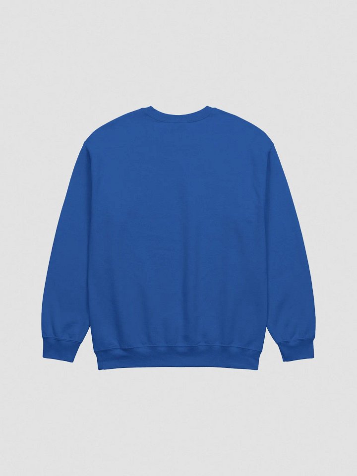 BUSY-BRAINED. (lg. design, white thread) embroidered crewneck product image (17)