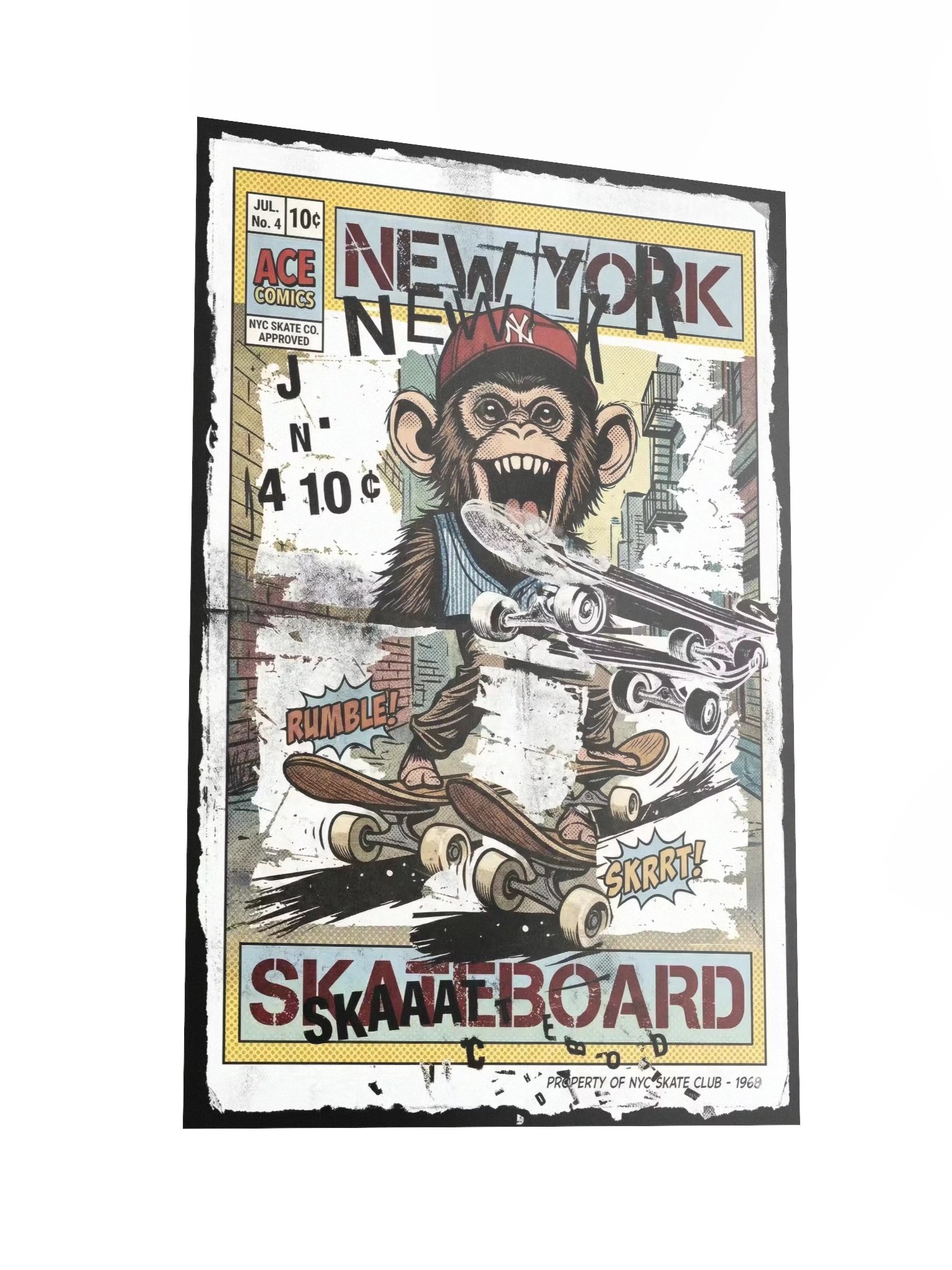APE-SKATER // ISSUE #12 (VARIANT L - ANALOG GLITCH) product image (5)