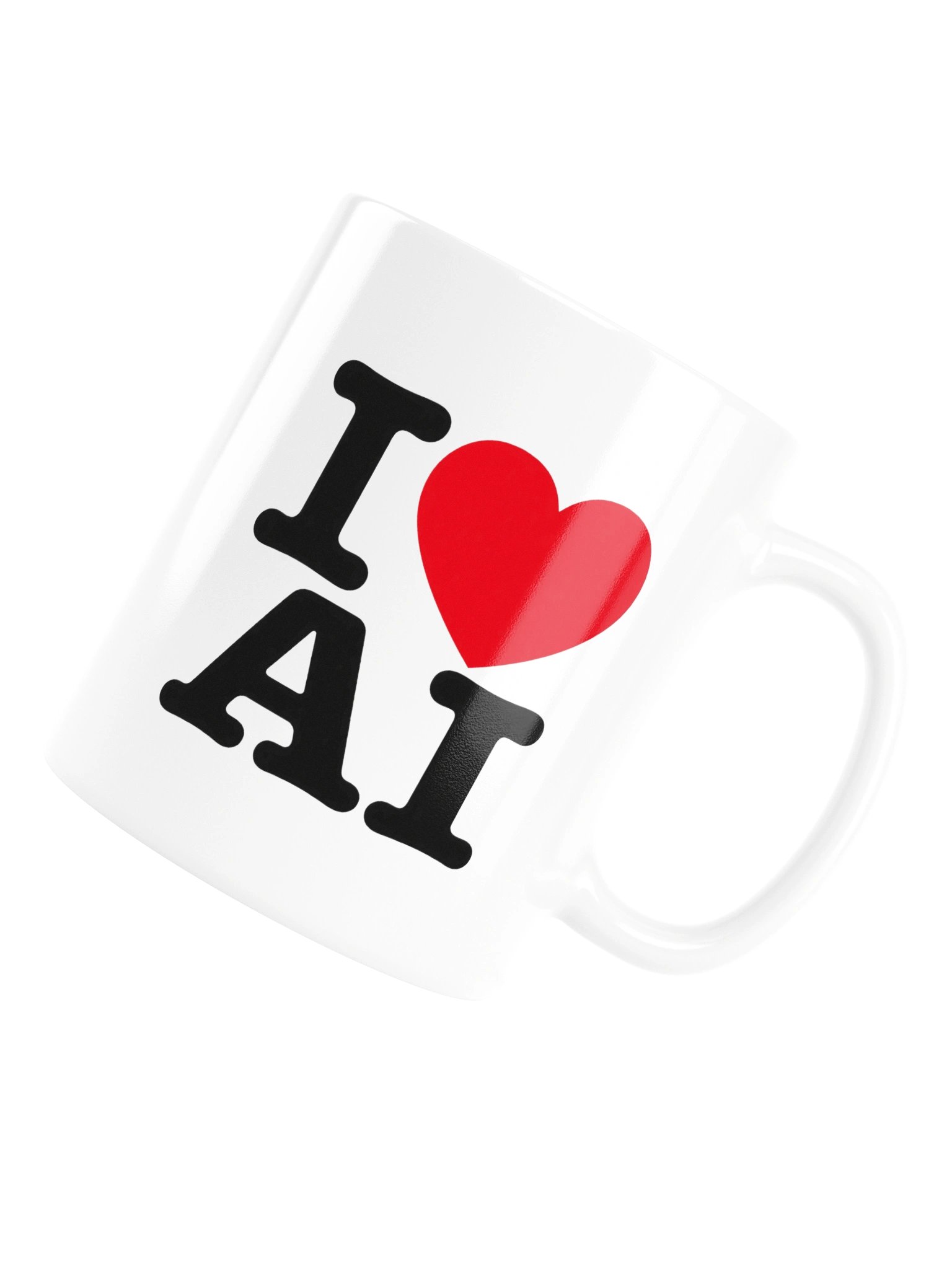 I ❤️ AI Mug product image (6)