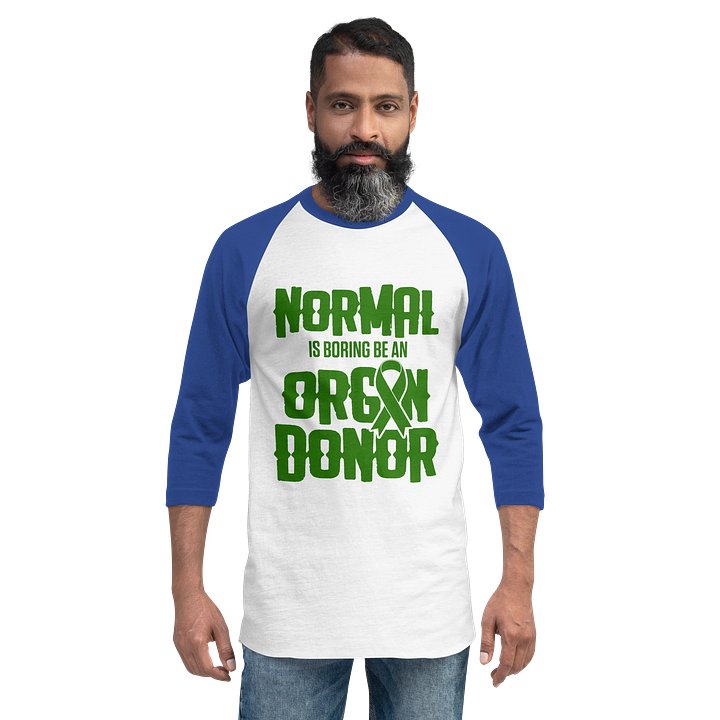 Be Bold Raglan Organ Donor Tee product image (2)