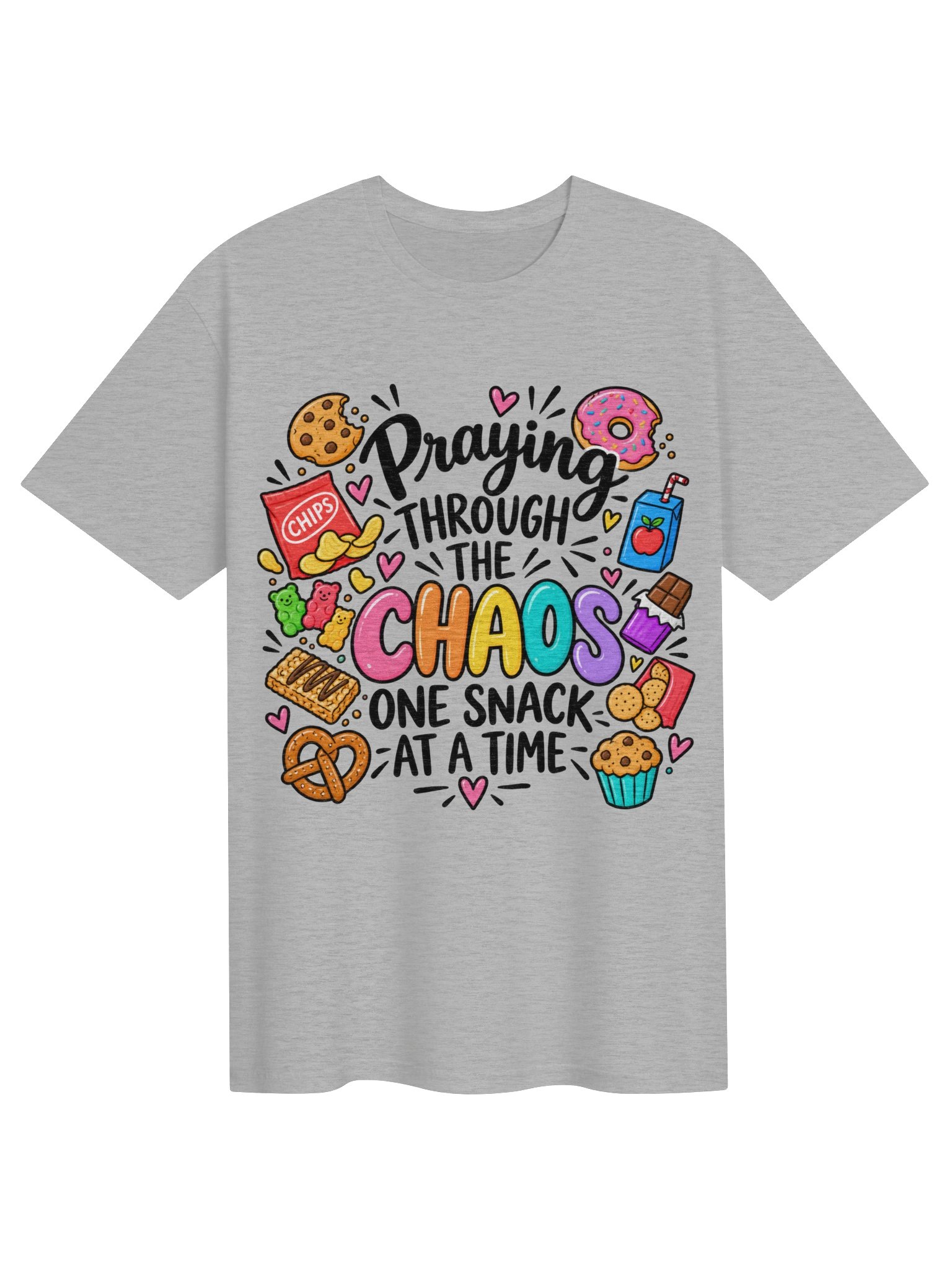 Praying Through the Chaos Tee | 1 Thessalonians 5:17 product image (131)