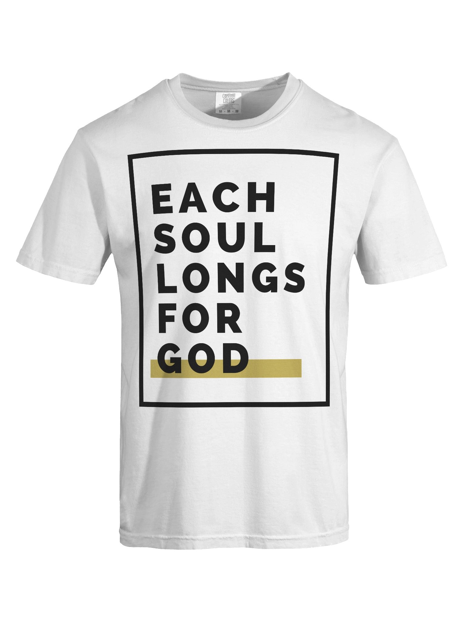 "Each Soul Longs For God" Tee | The Alabaster Edition (White) product image (7)