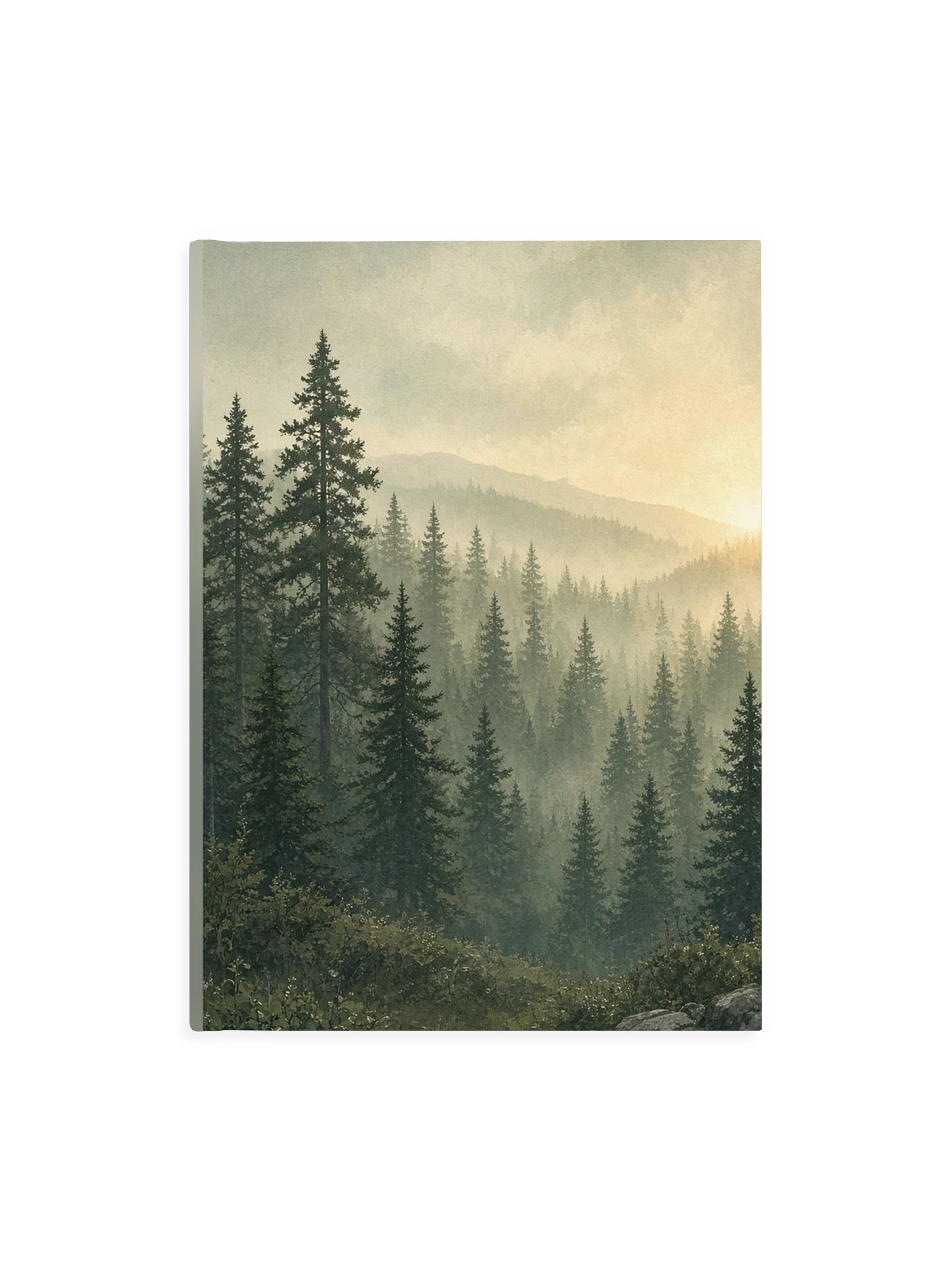 Misty Pine Forest Diary product image (1)
