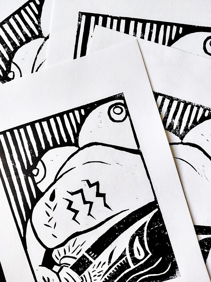 STRAP Lino Print product image (2)