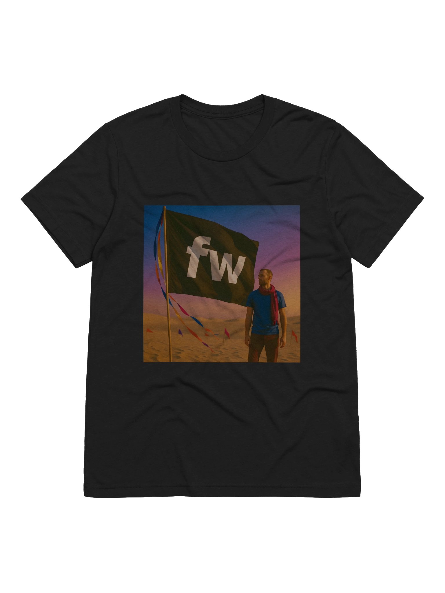 Desert Wanderer Sunset T-Shirt product image (1)