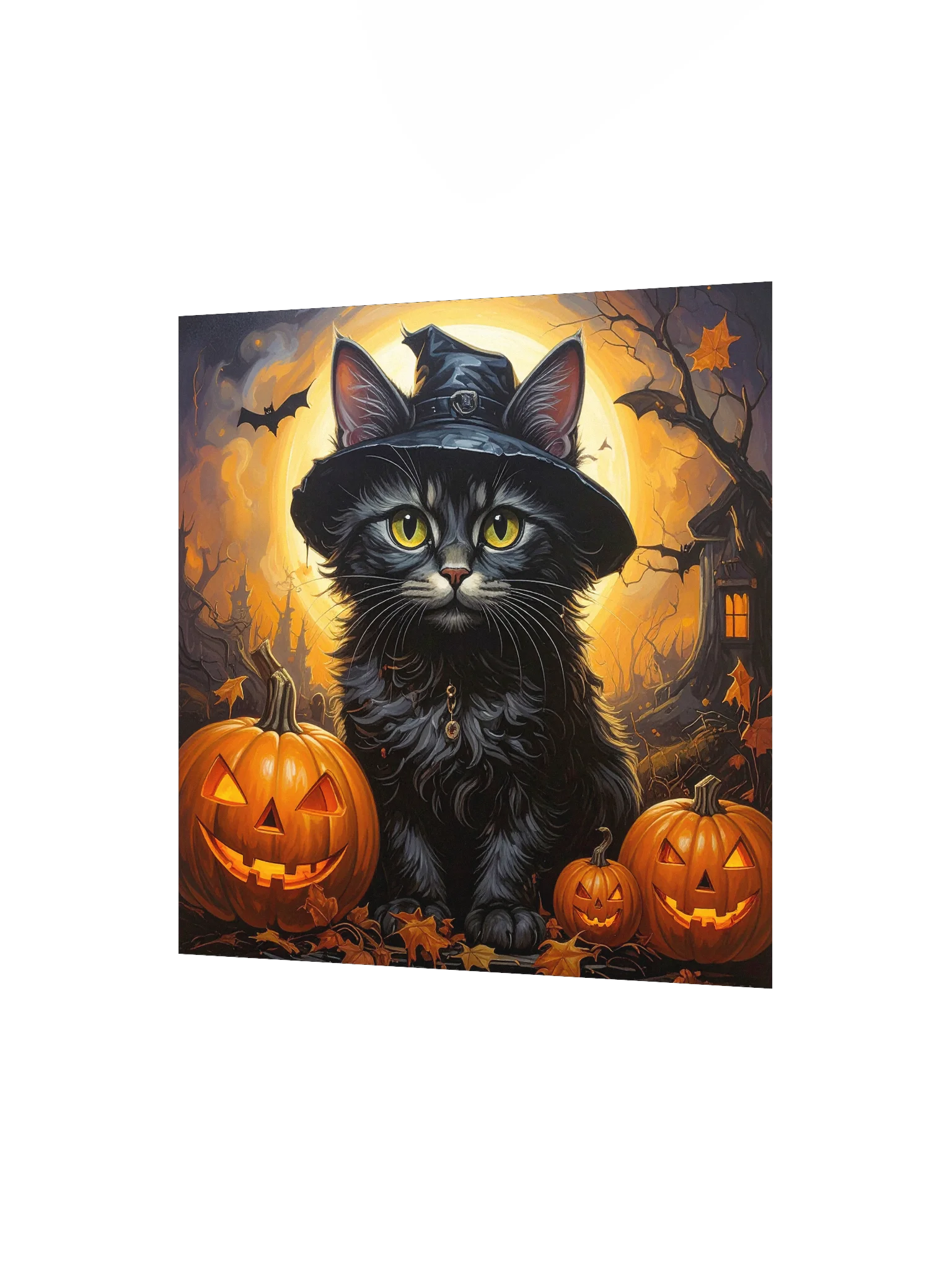 Black Cat & Pumpkins product image (8)