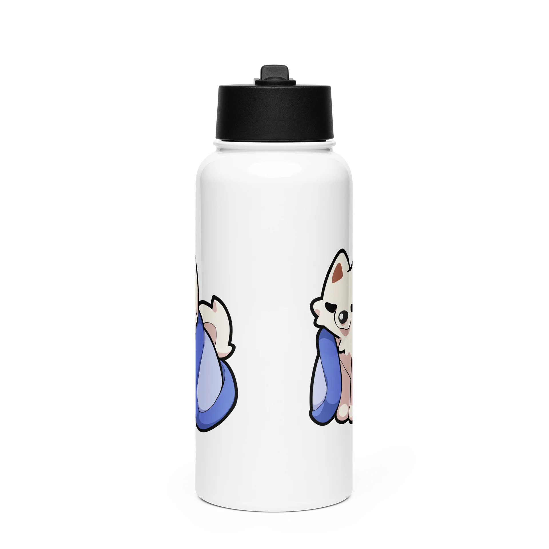 Comfy Stainless Steel Water Bottle with a Straw product image (2)