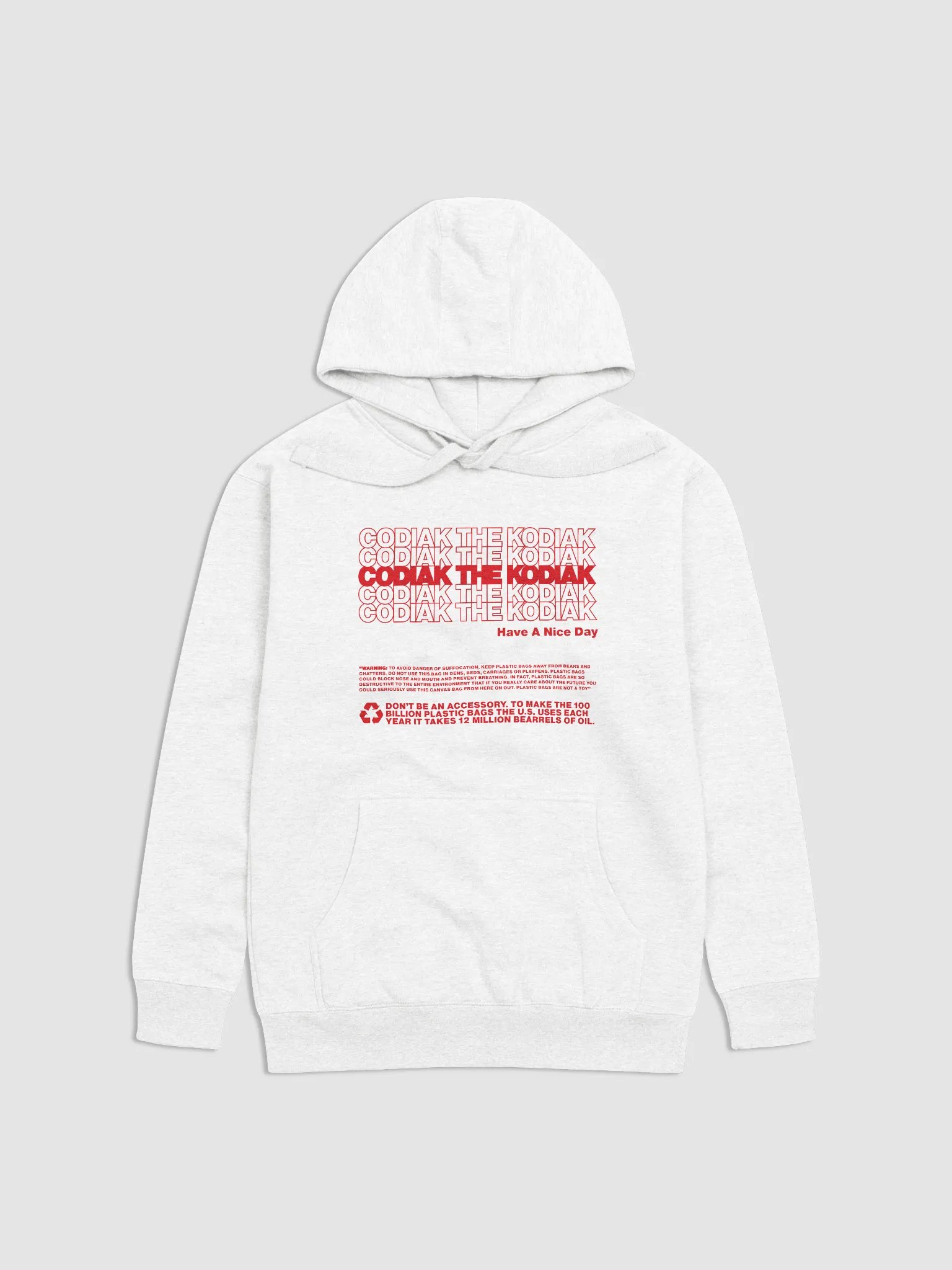 No Plastic Hoodie product image (1)