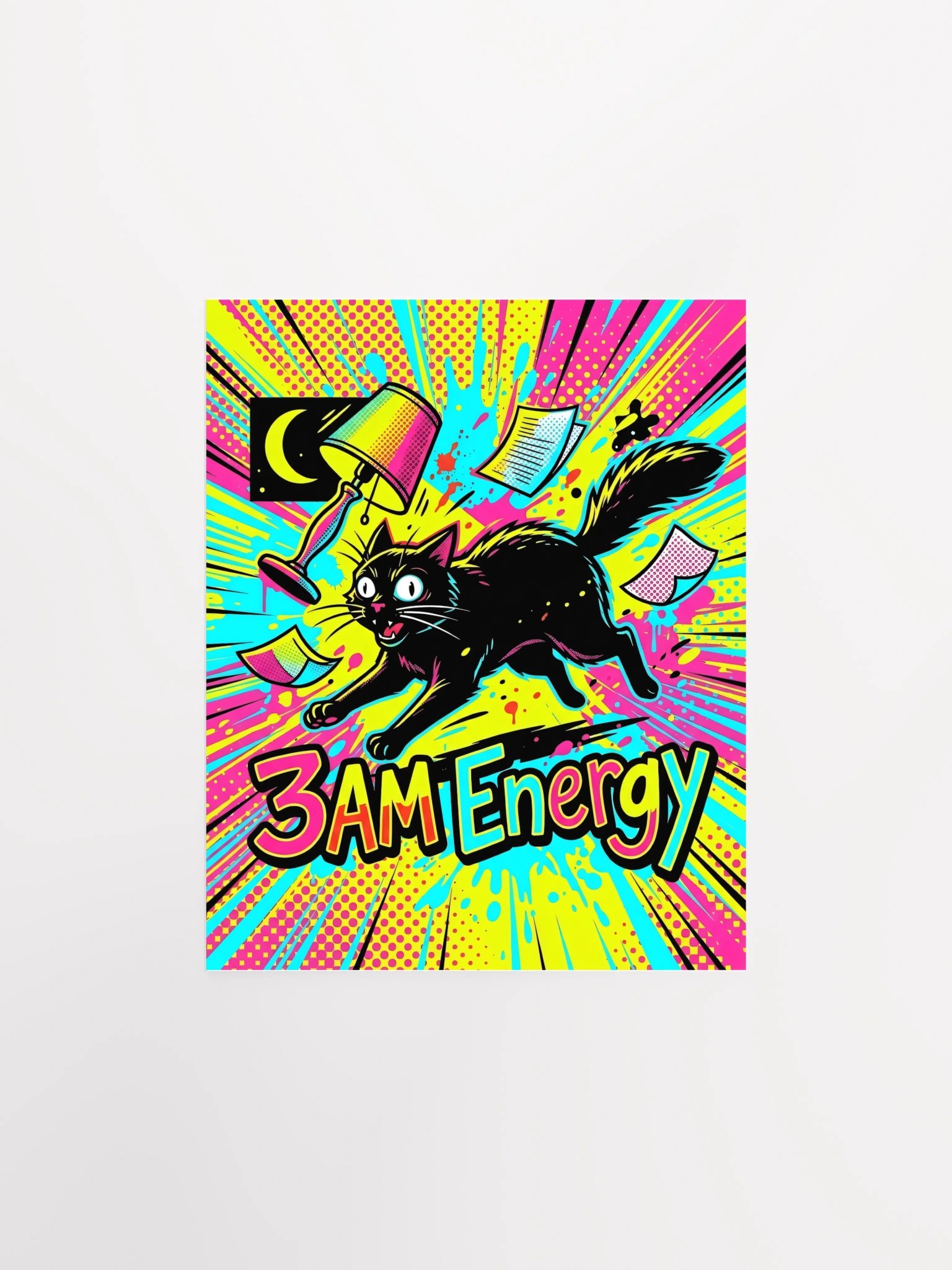 3AM Zoomies Cat Poster product image (25)