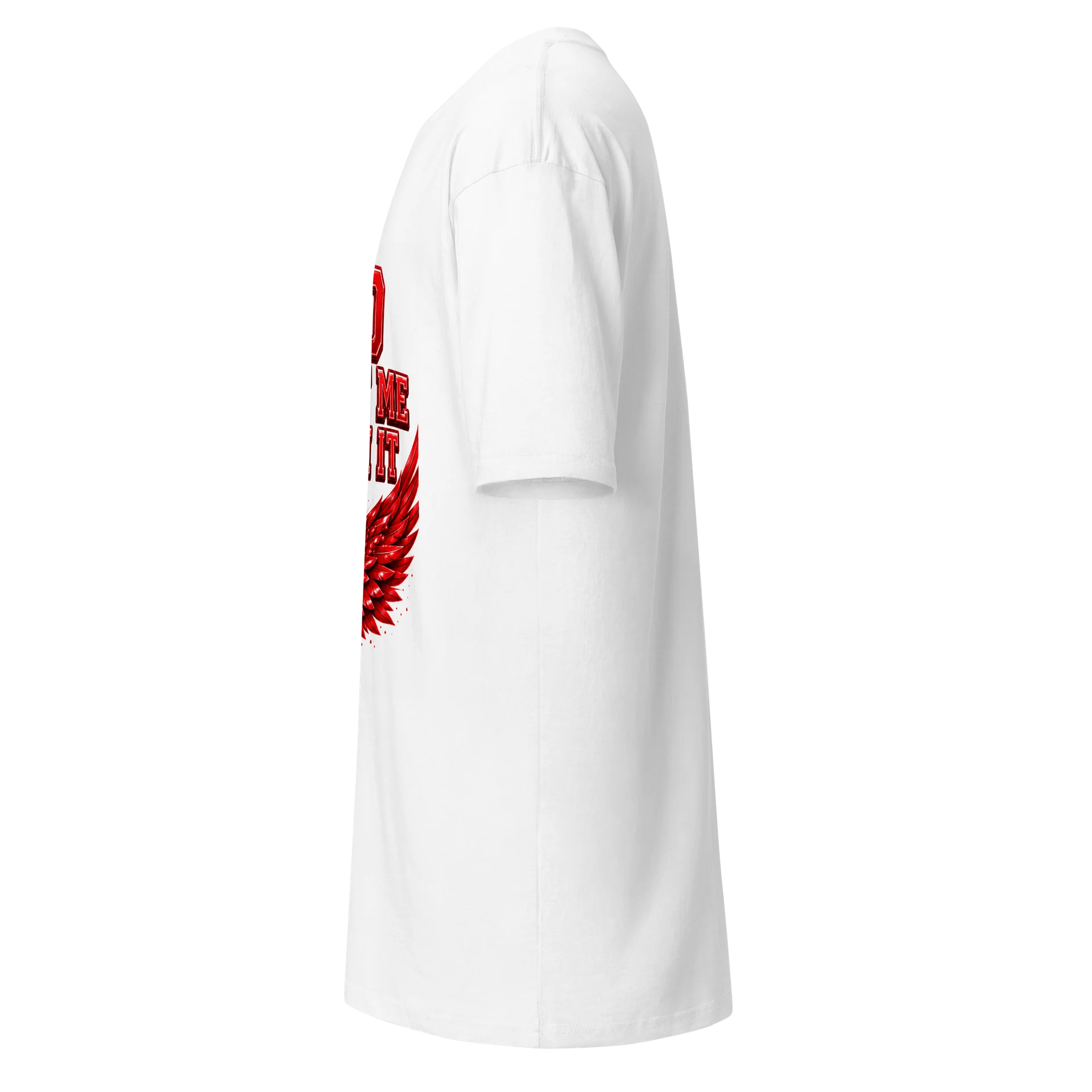 God Brought Me Through It White Tee — Red Wings Real Survivor Edition product image (3)