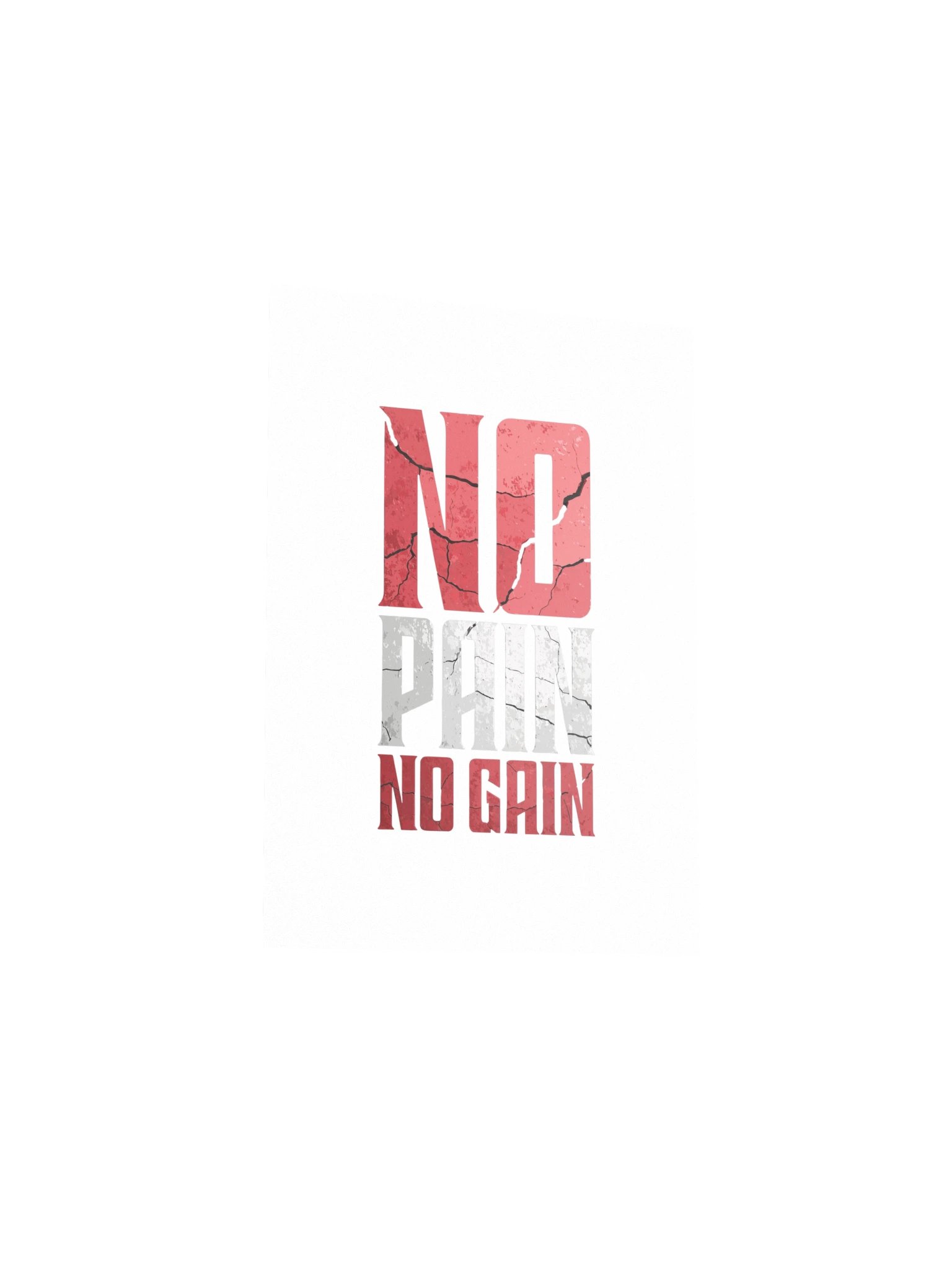 No Pain No Gain Gym Poster – Motivational Fitness Wall Art product image (3)