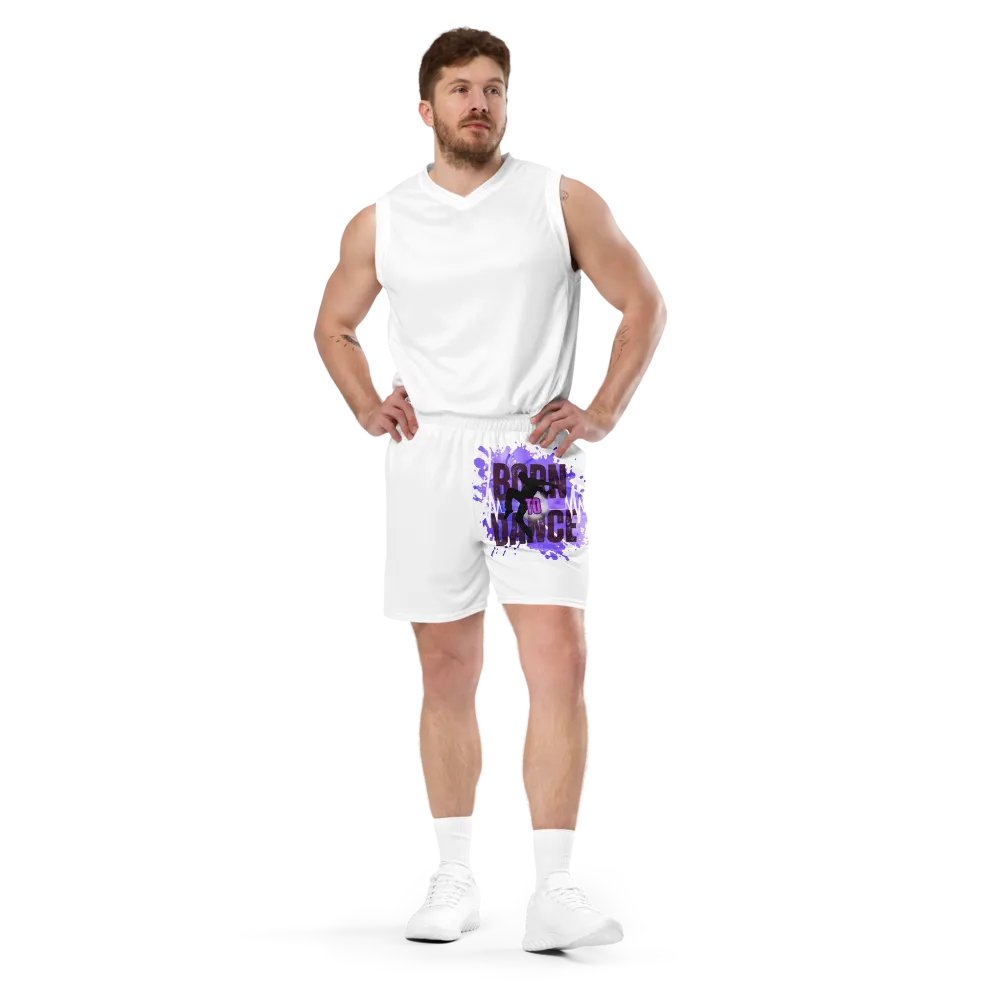 Expressive Born to Dance His Silhouette Mesh Shorts product image (7)
