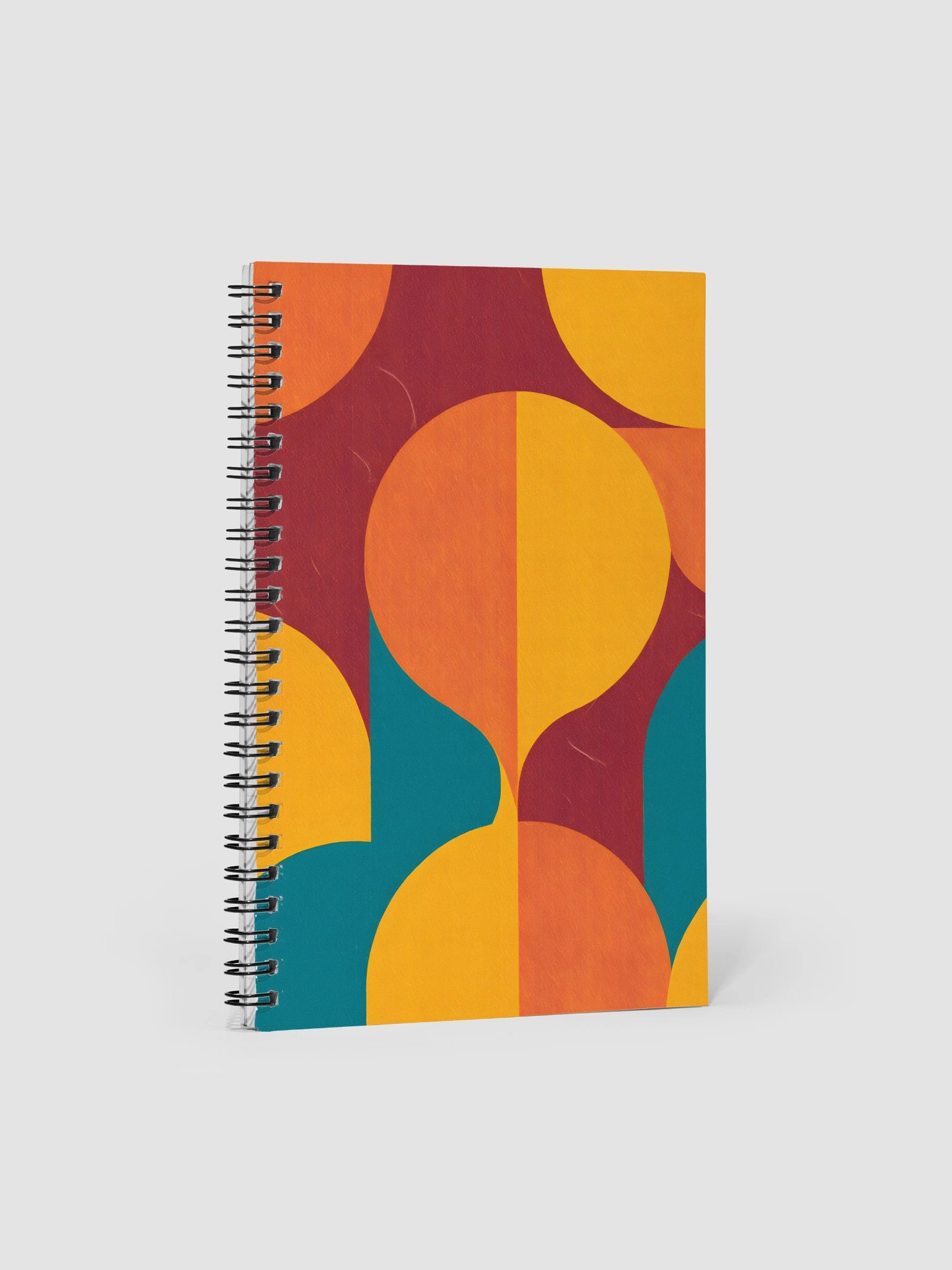 Geometric Fusion Spiral Notebook product image (1)