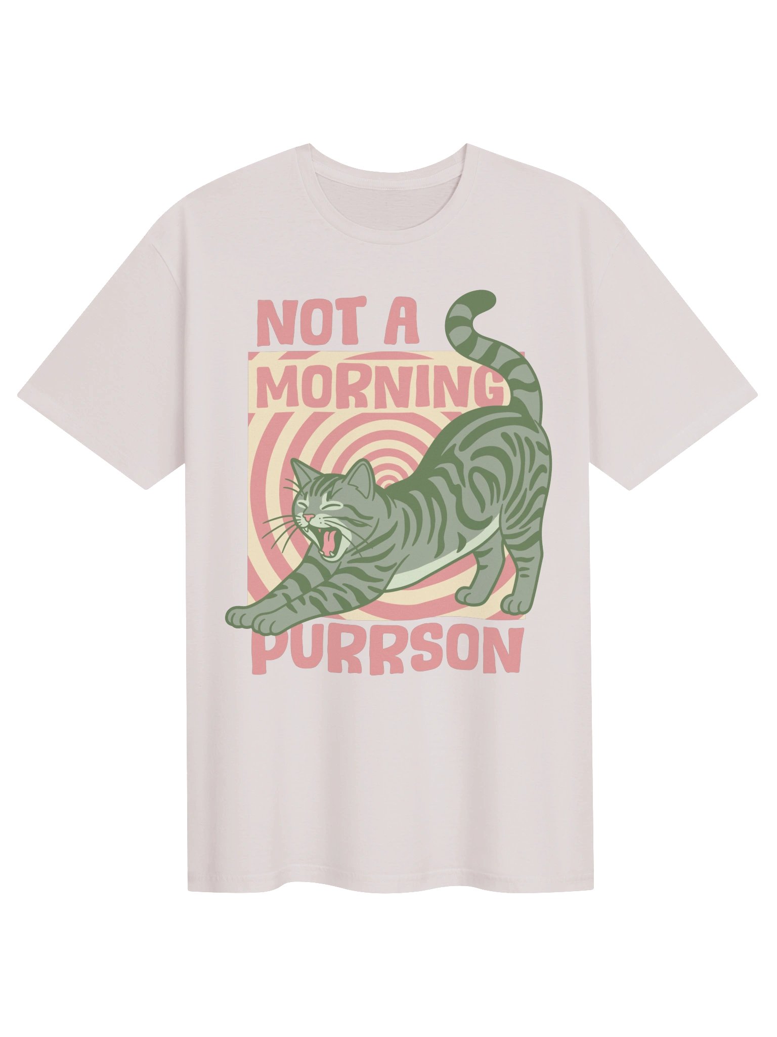 No Morning Purrson Tabby Cat Shirt product image (2)