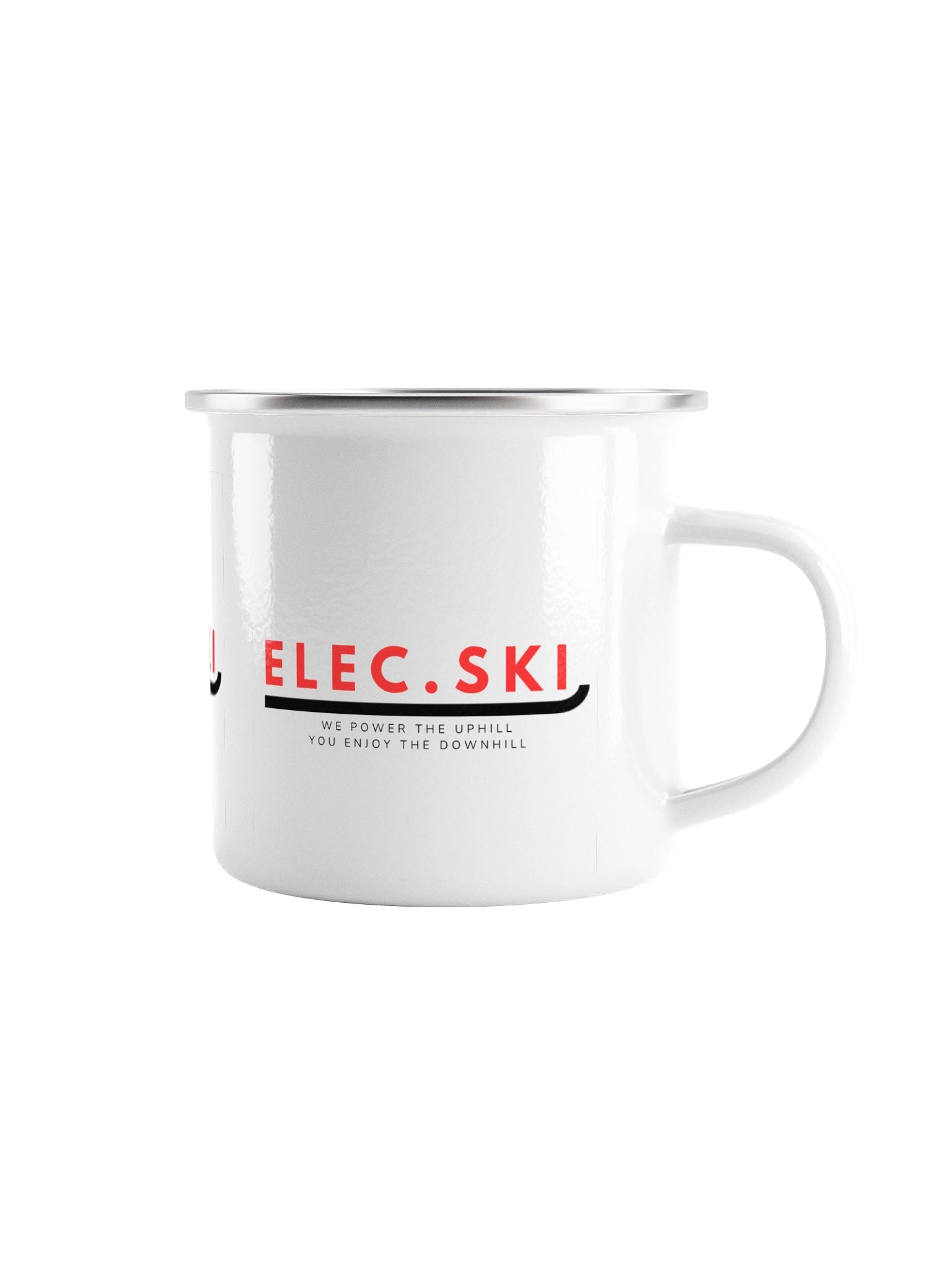 Elec Ski Logo Enamel Mug product image (1)