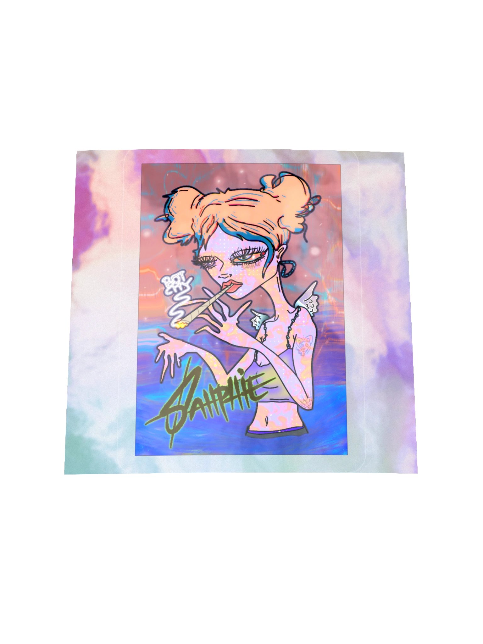 5 MORE MINS Holo Sticker product image (2)