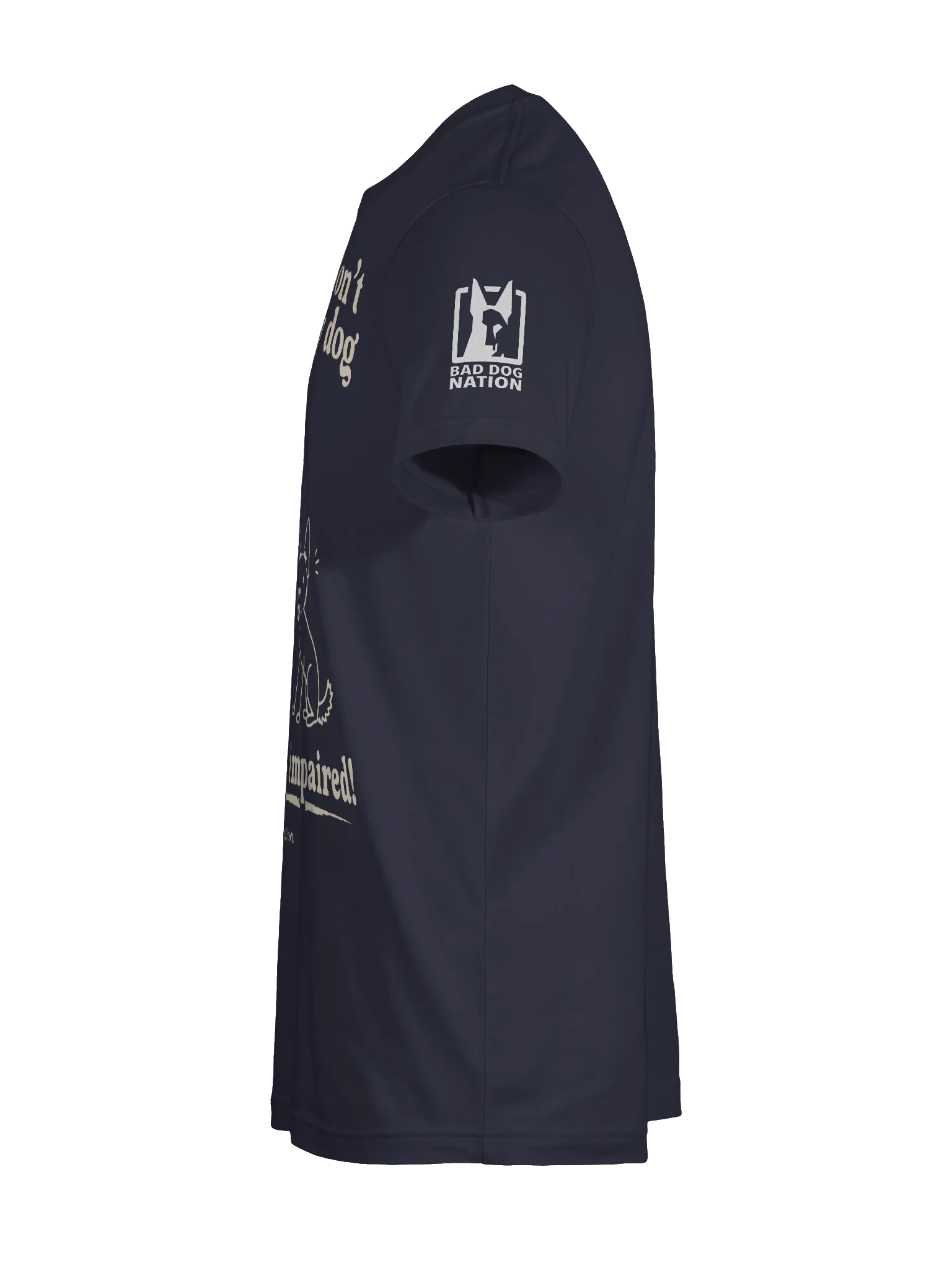 Handler impaired (female dog) - PREMIUM ADULT UNISEX T-SHIRT product image (3)