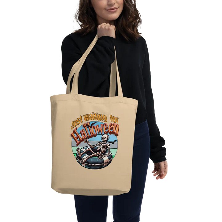 Just Waiting For Halloween Skeleton Tote product image (2)