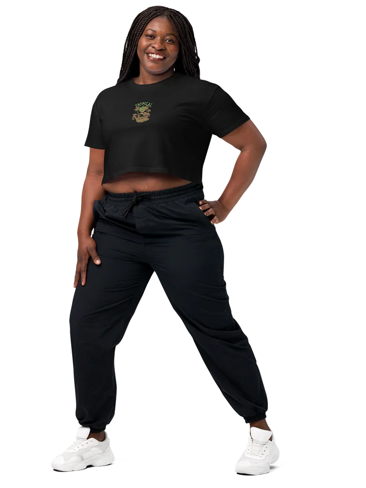 Tropical Breeze Embroidery Crop Top product image (1)