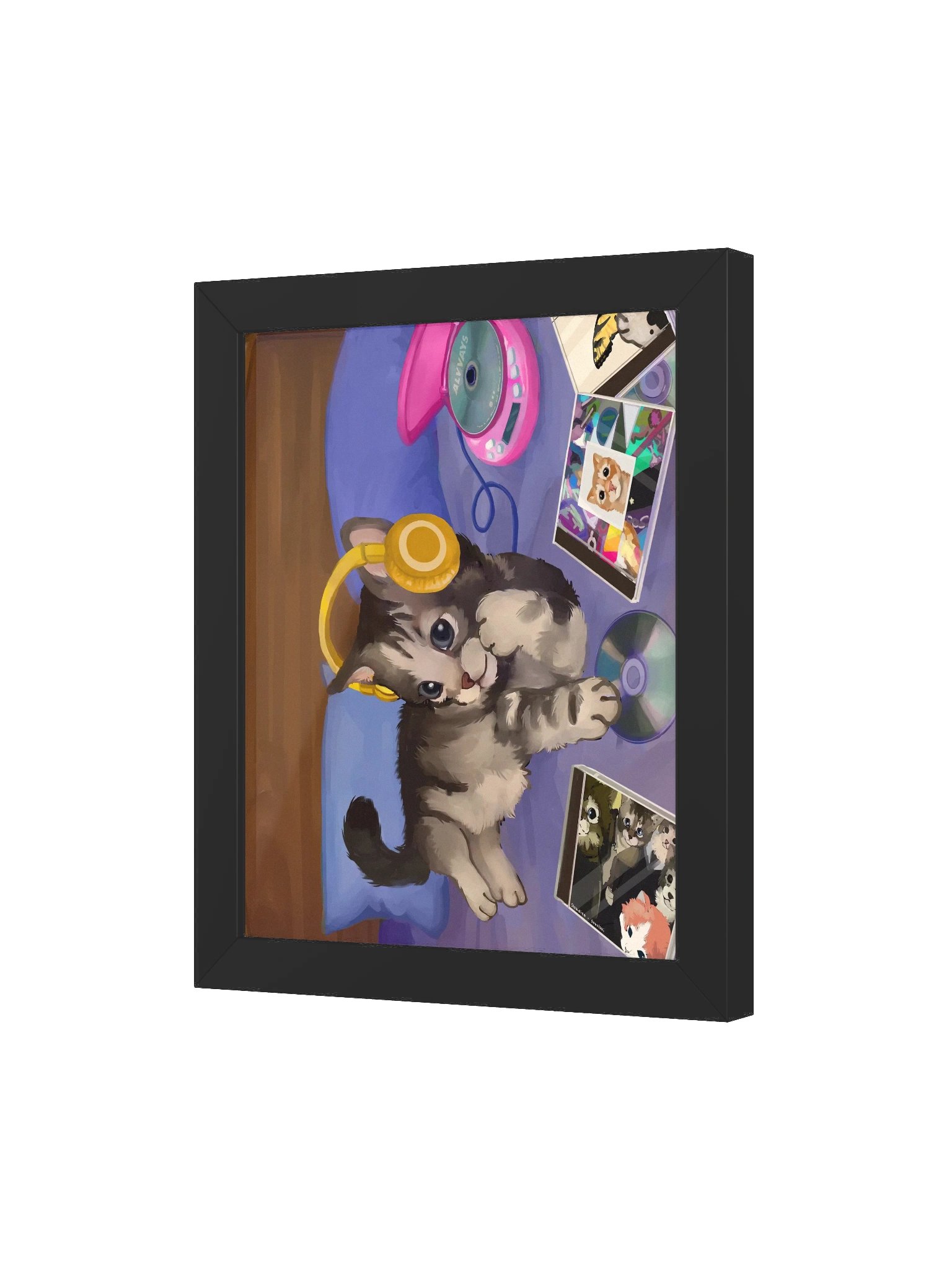 Framed poster Nostalgic Cat product image (3)