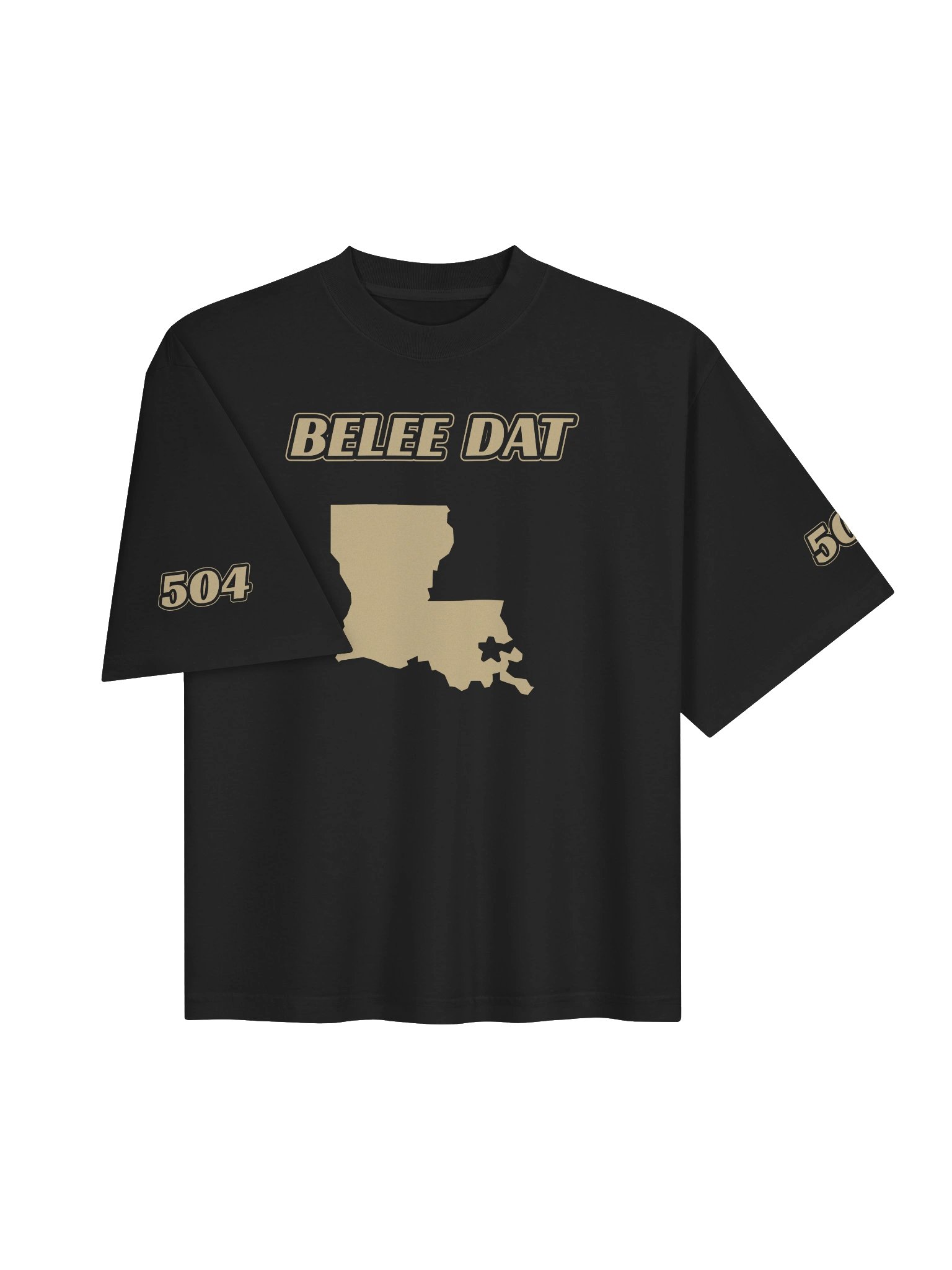 504 — Belee Dat · Tee · Black product image (3)