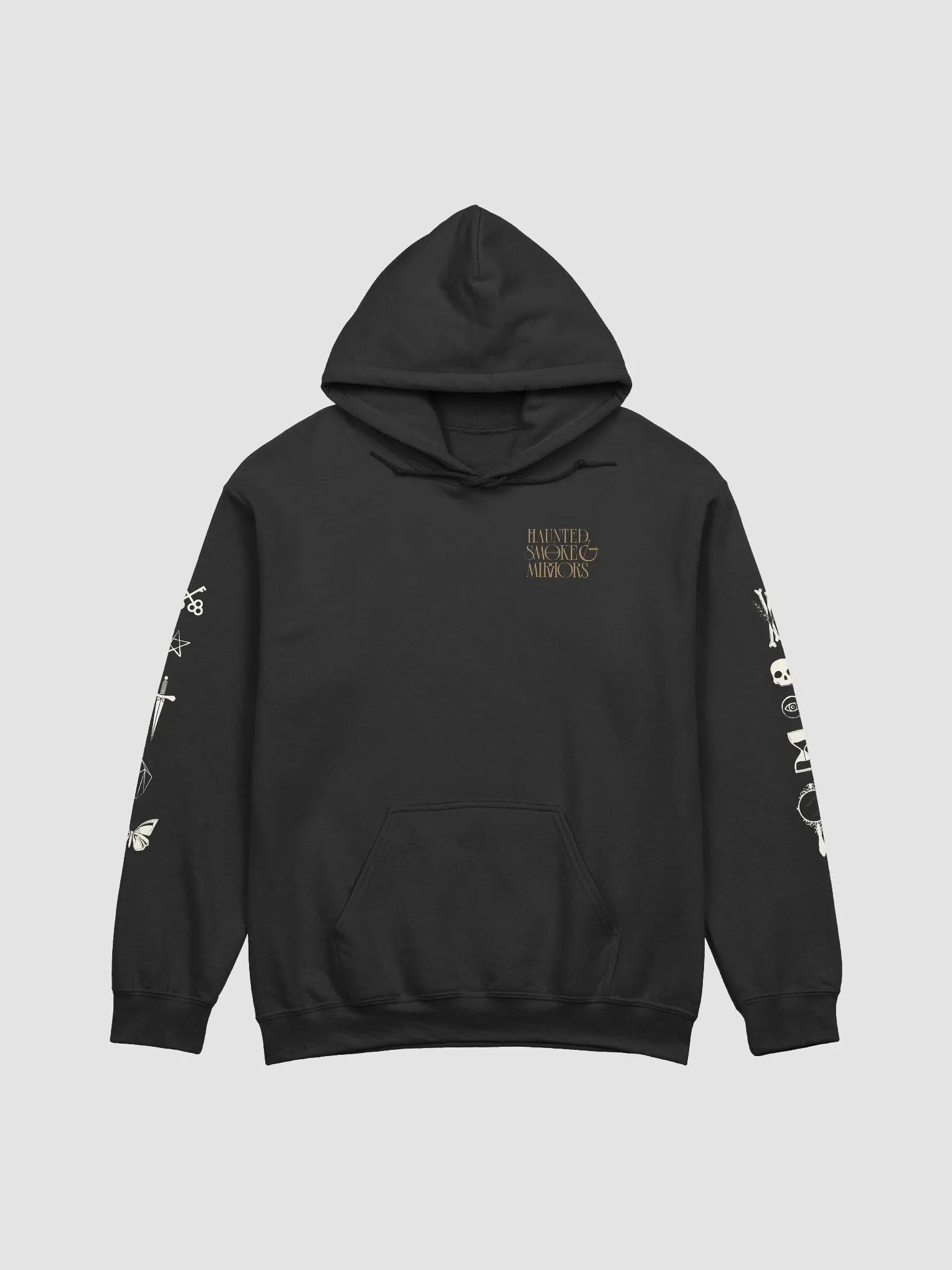 Haunted Smoke and Mirrors Collage Graphic Hoodie product image (3)