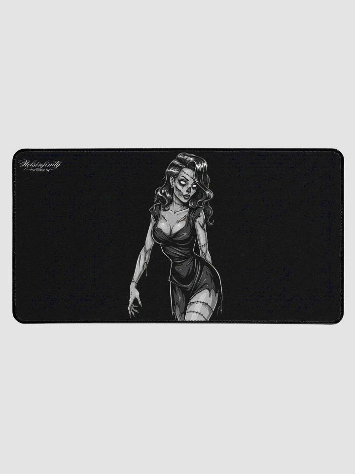 Zombie Pinup 09 Exclusive Black/White Edition Desk Mat product image (1)