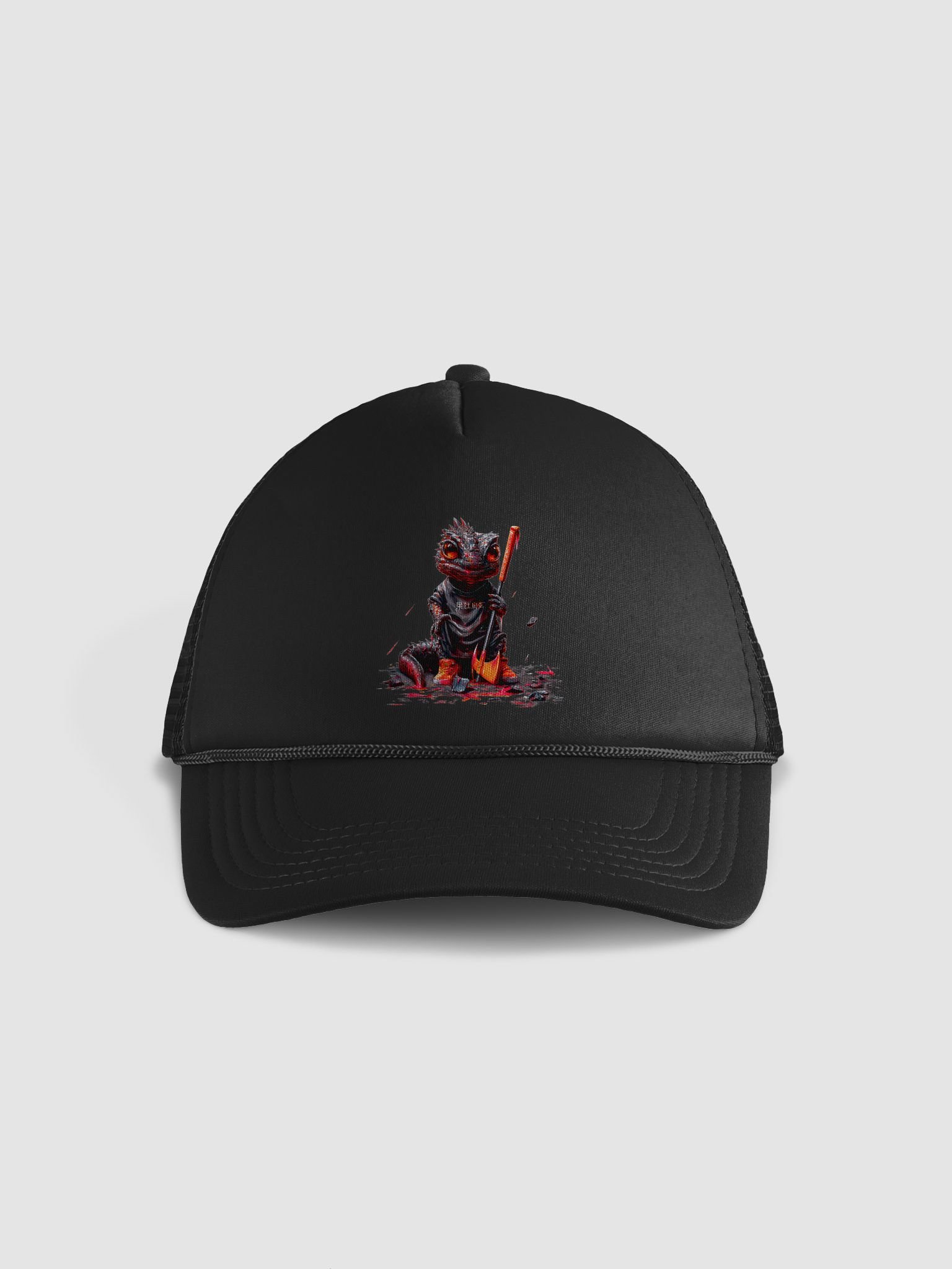 Baby Reptilian Warrior Foam Trucker Hat product image (1)