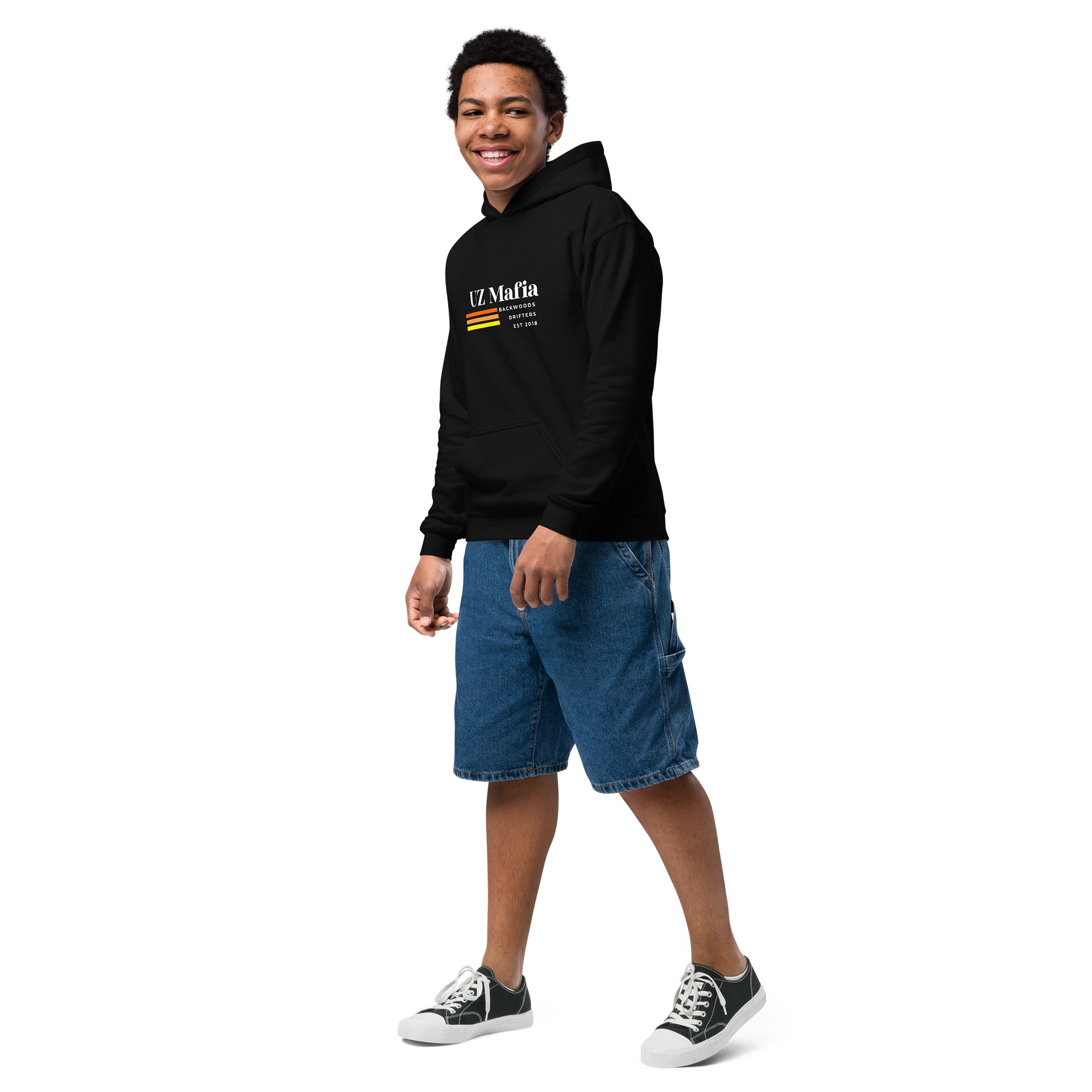 UZ Mafia BackWoods Drifters Kids Hoodies product image (7)