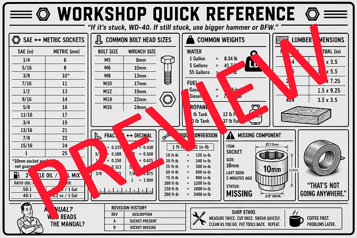 Workshop Quick Reference Tumbler product image (2)