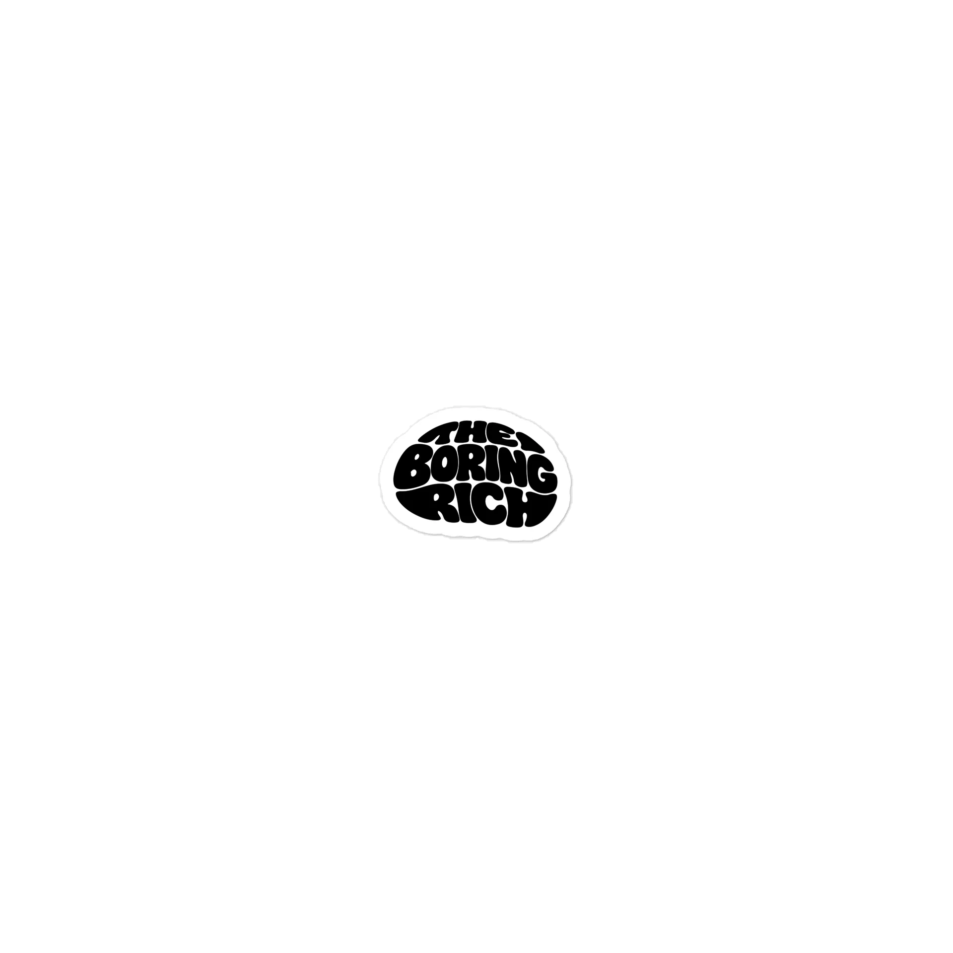 The Boring Rich Sticker product image (1)