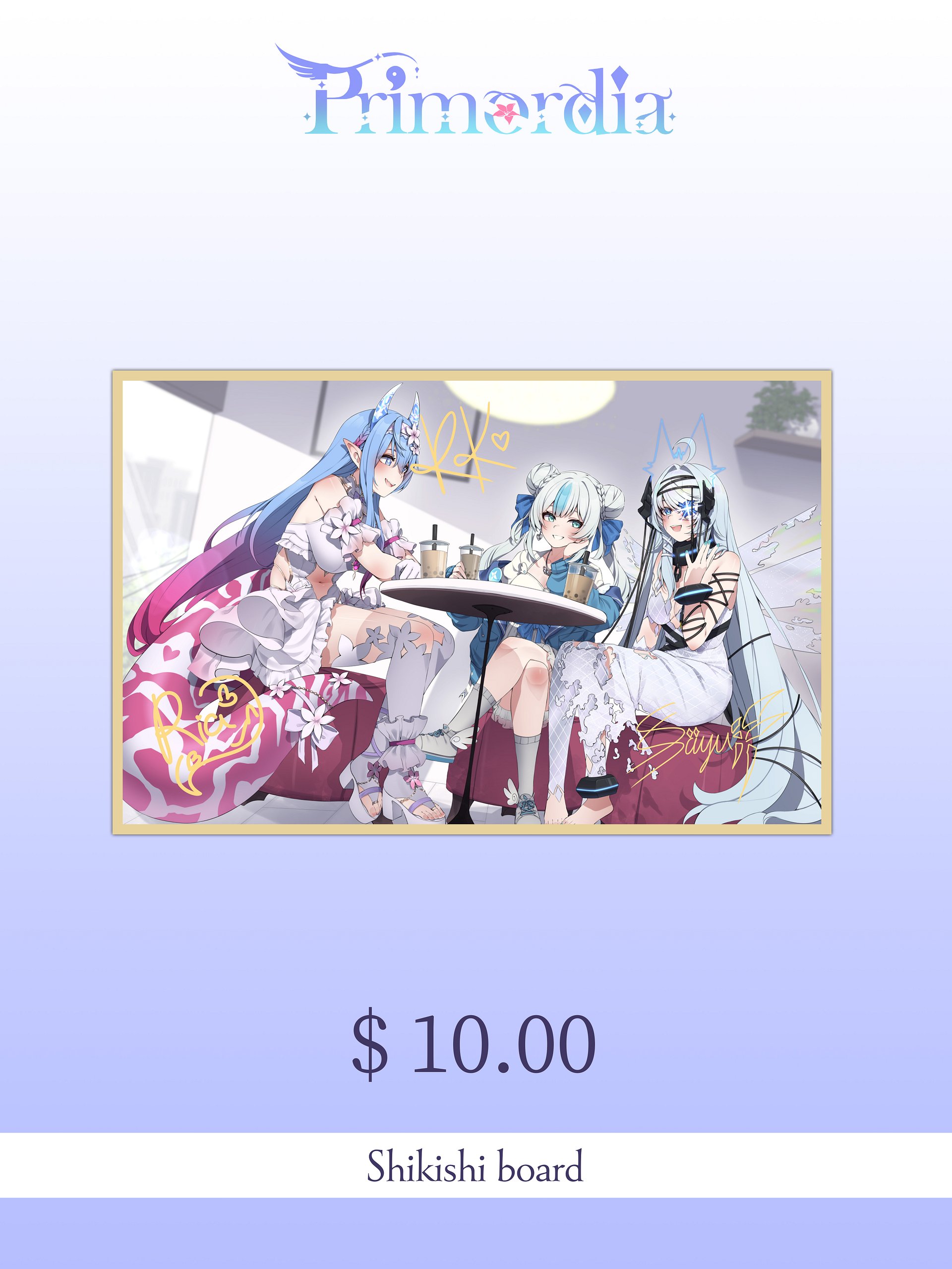 Debut Digitally Signed Shikishi Board product image (1)