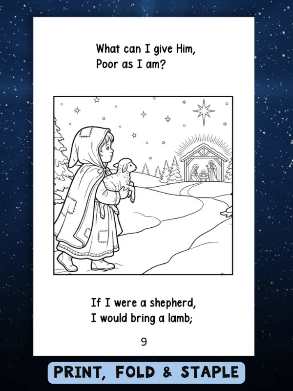 In the Bleak Midwinter Coloring Book product image (2)