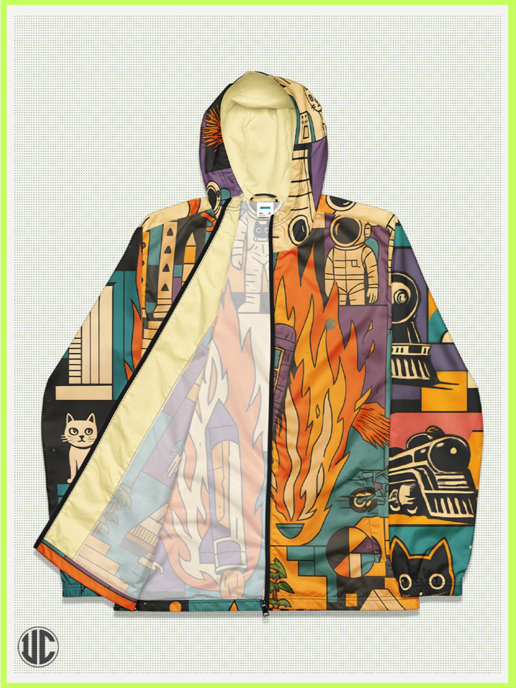 Strange Fiction Retro Futurist - Windbreaker product image (1)