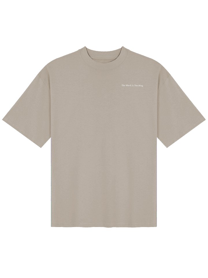 The Work Is The Way — Unisex Organic Oversized Tee product image (2)