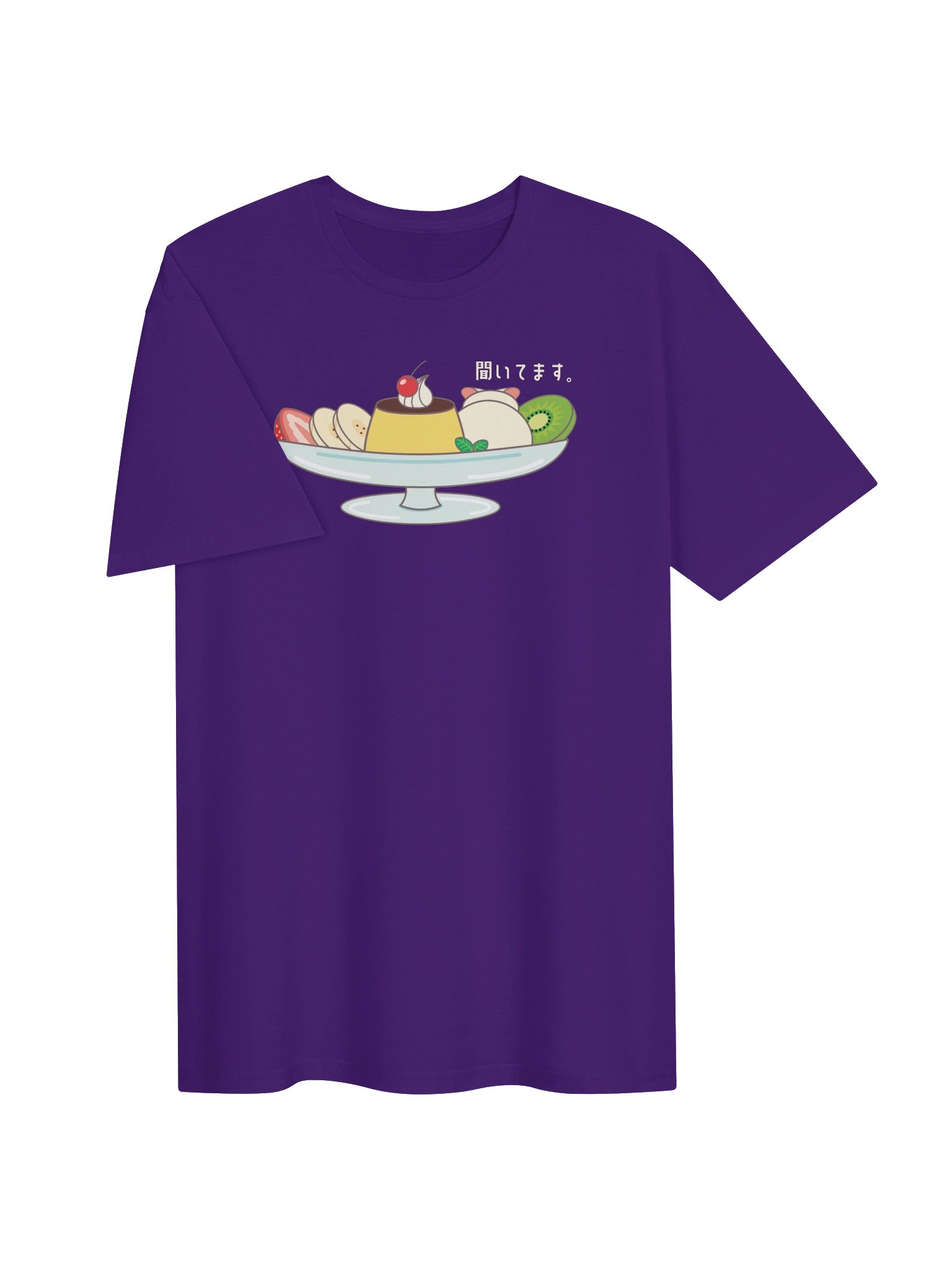 Pudding A La Mode Cat - Unisex Adult Super Soft Lightweight T-shirt product image (2)